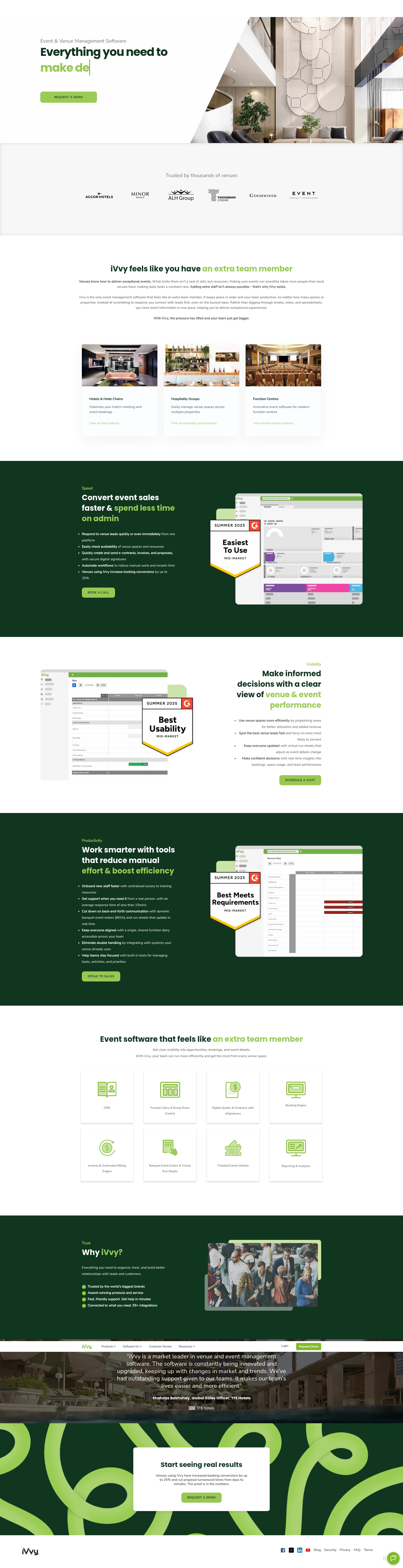 Screenshot of ivvy.com