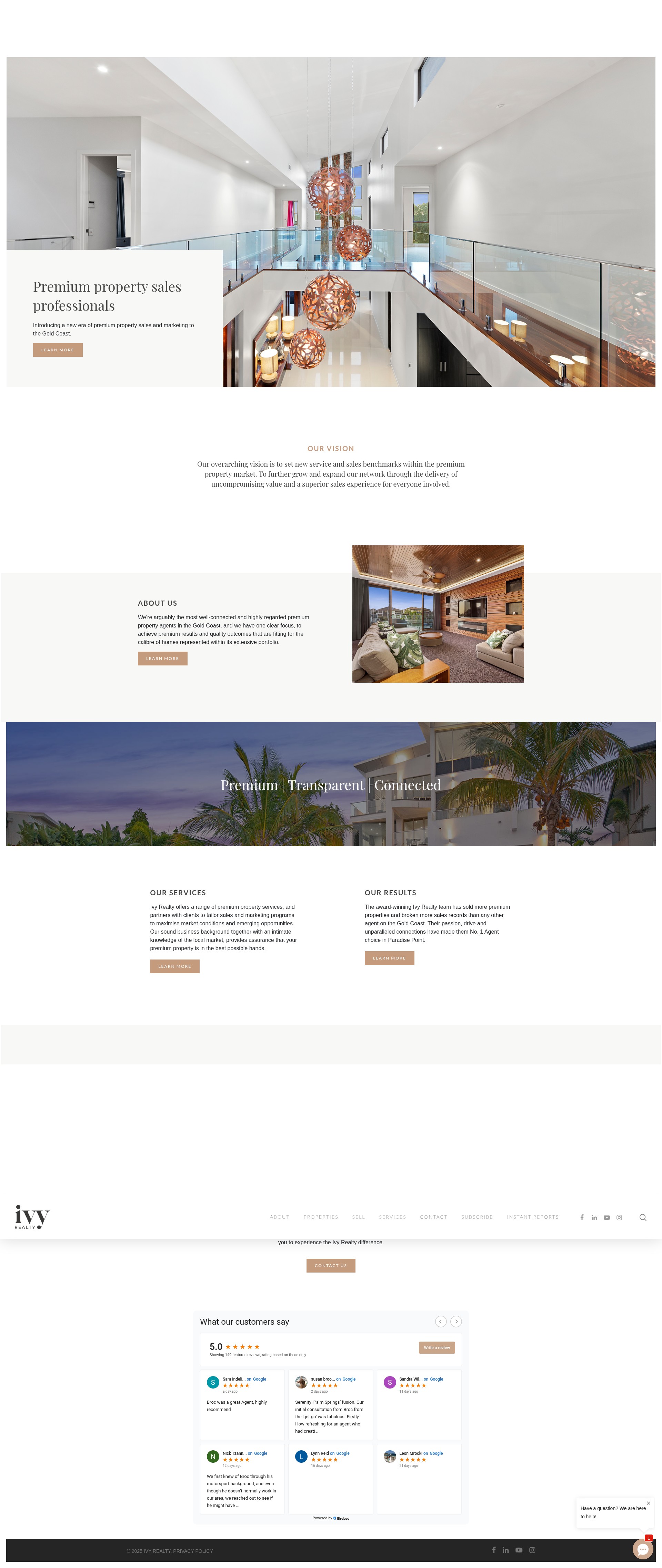 Screenshot of ivyrealty.com.au