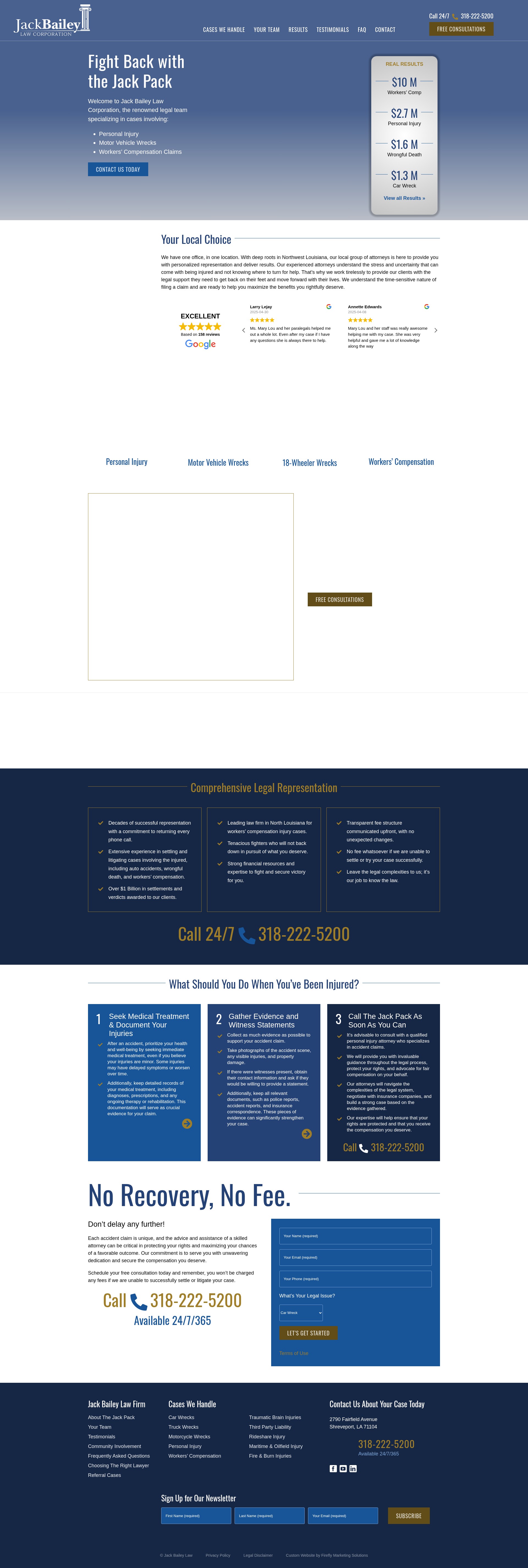 Screenshot of jackbaileylaw.com