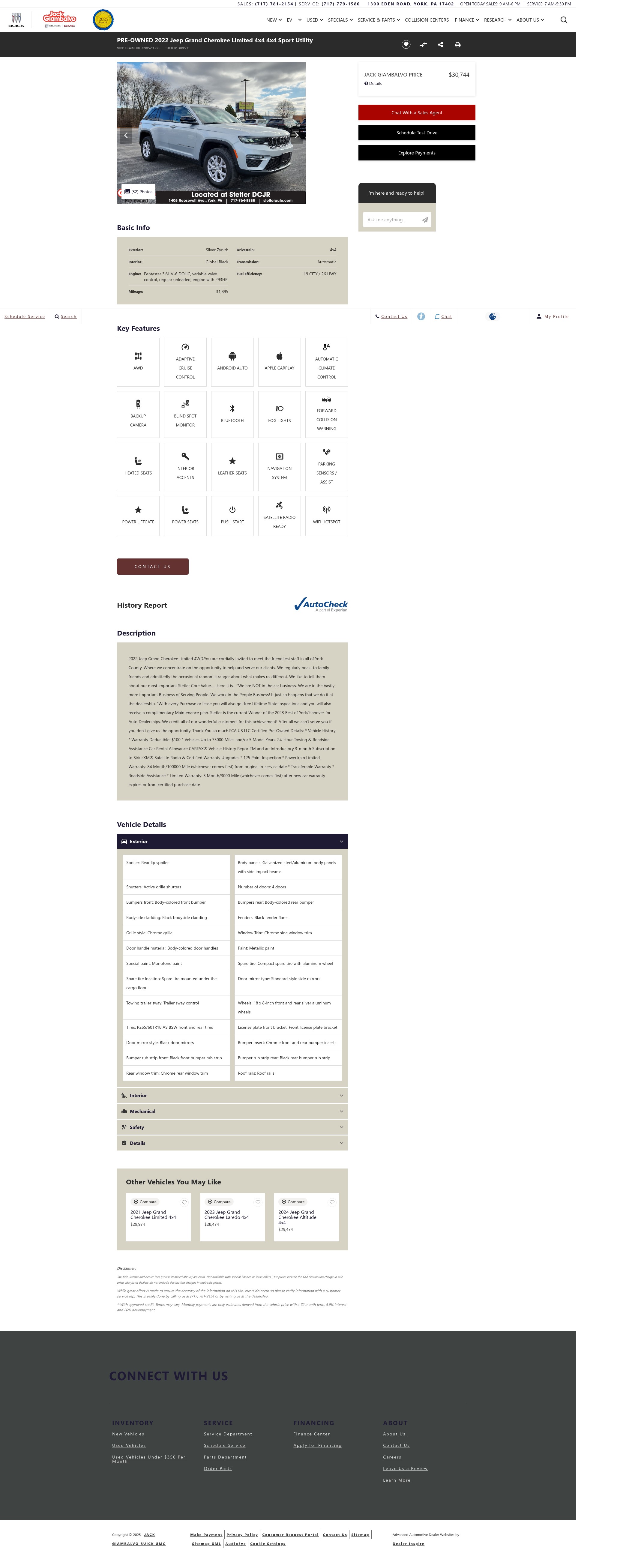 Screenshot of jackgiambalvo.com