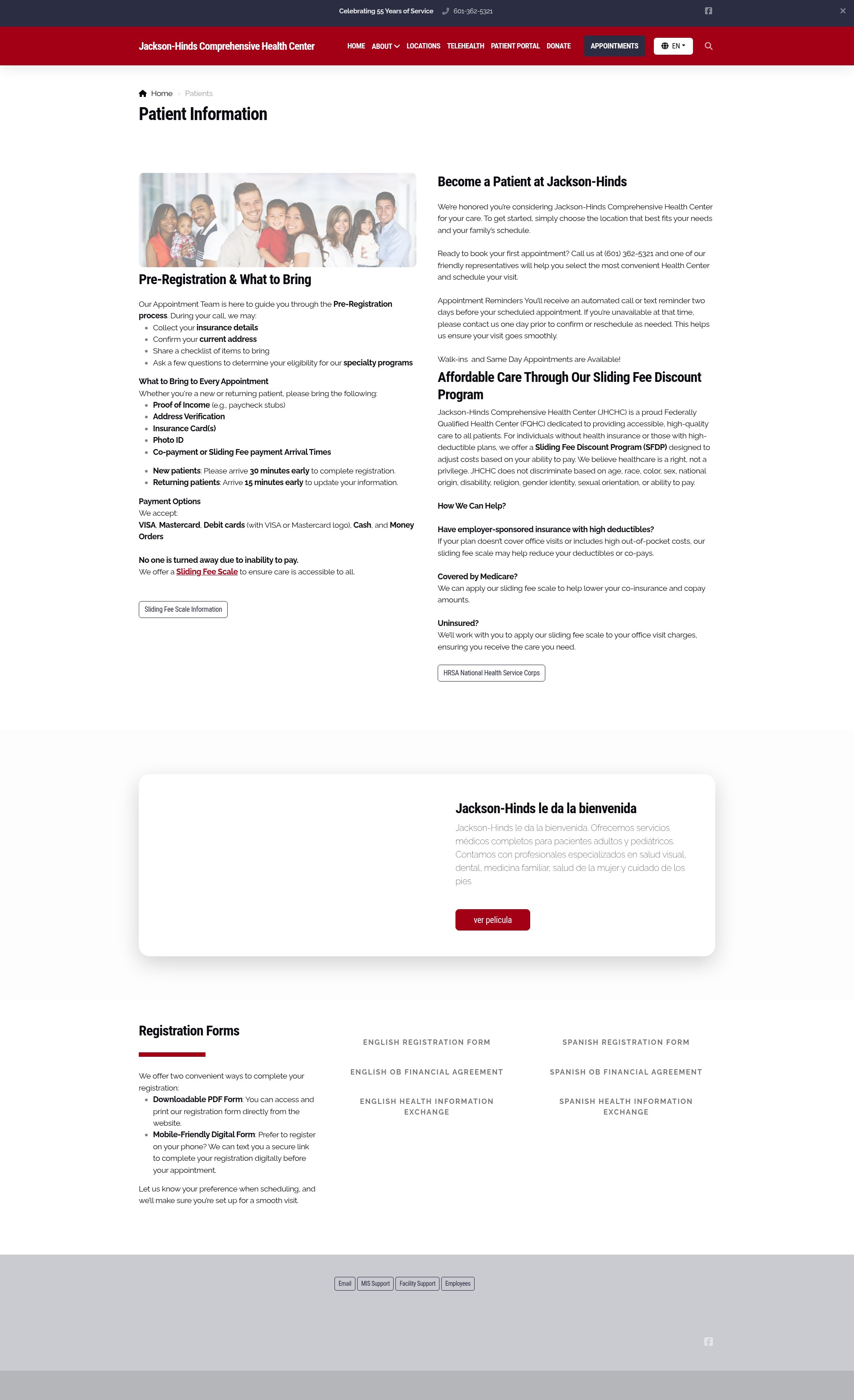 Screenshot of jackson-hinds.com