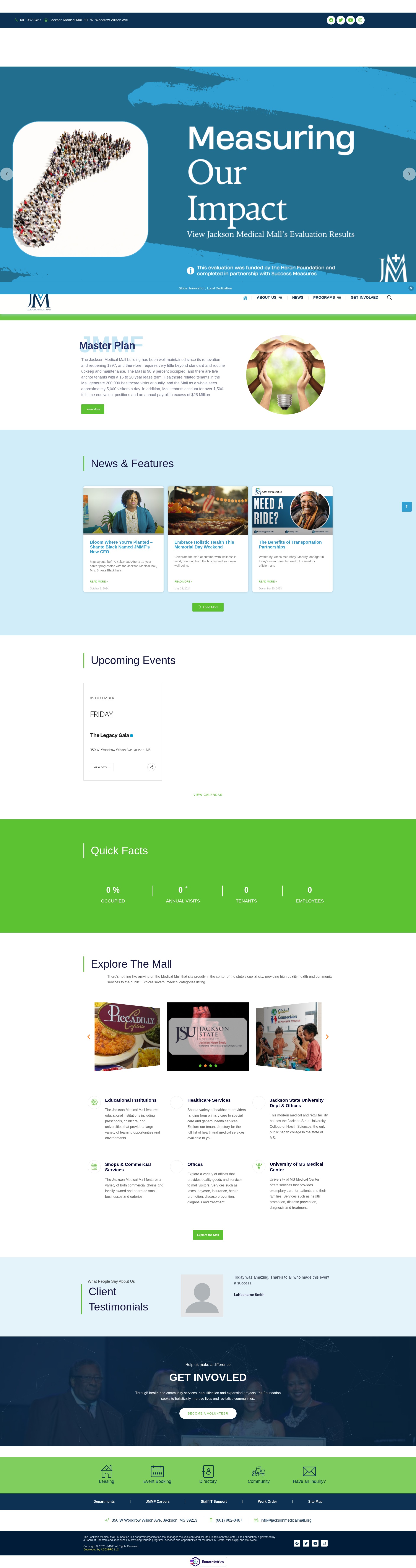 Screenshot of jacksonmedicalmall.org