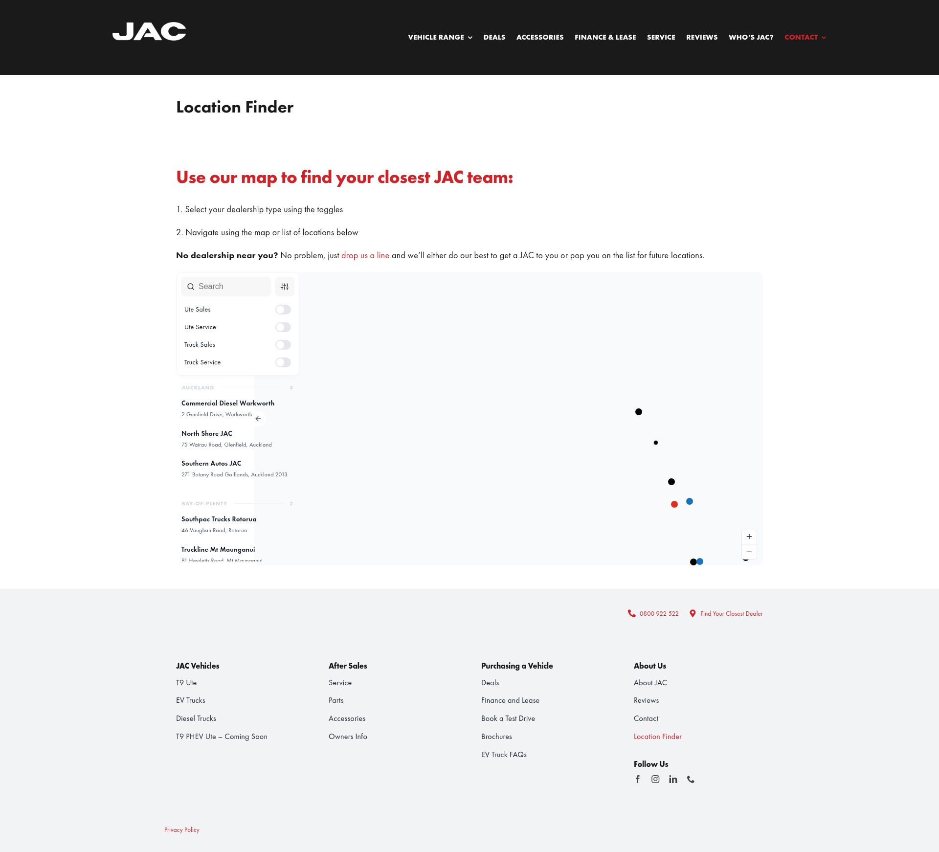 Screenshot of jacnz.co.nz