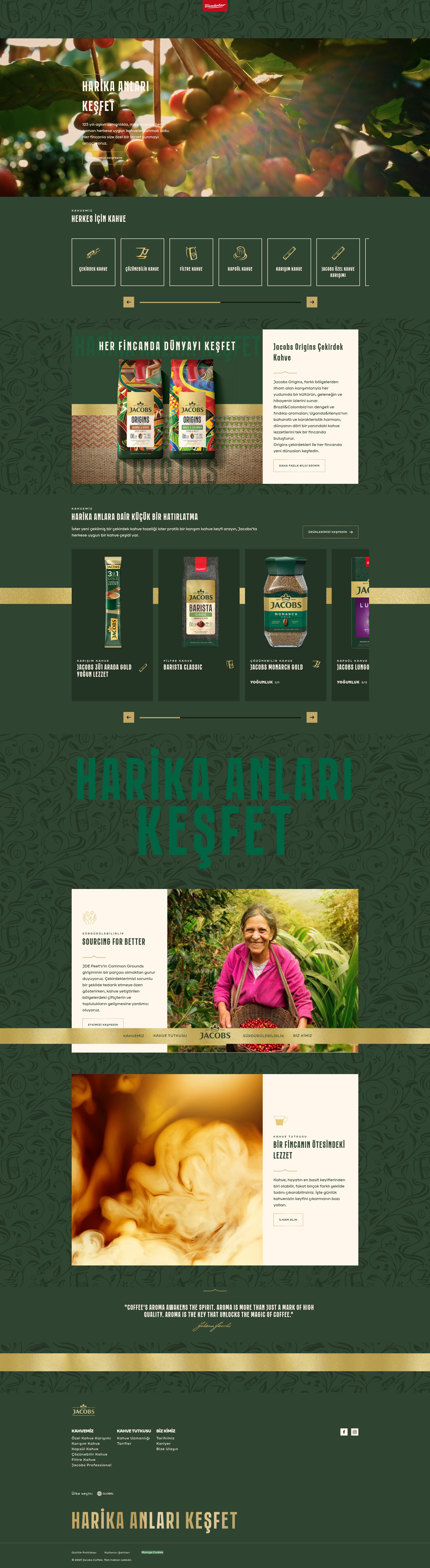 Screenshot of jacobscoffee.com.tr