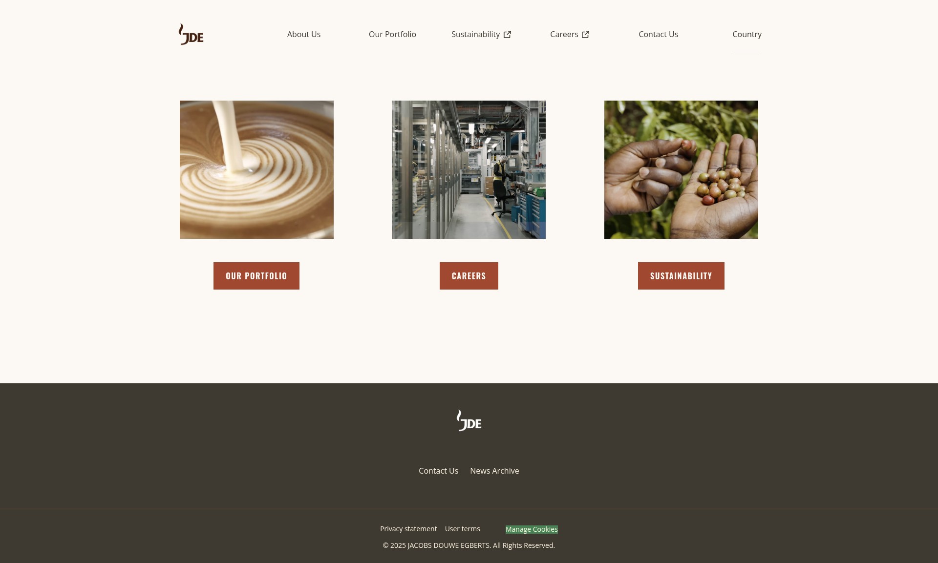 Screenshot of jacobsdouweegberts.com