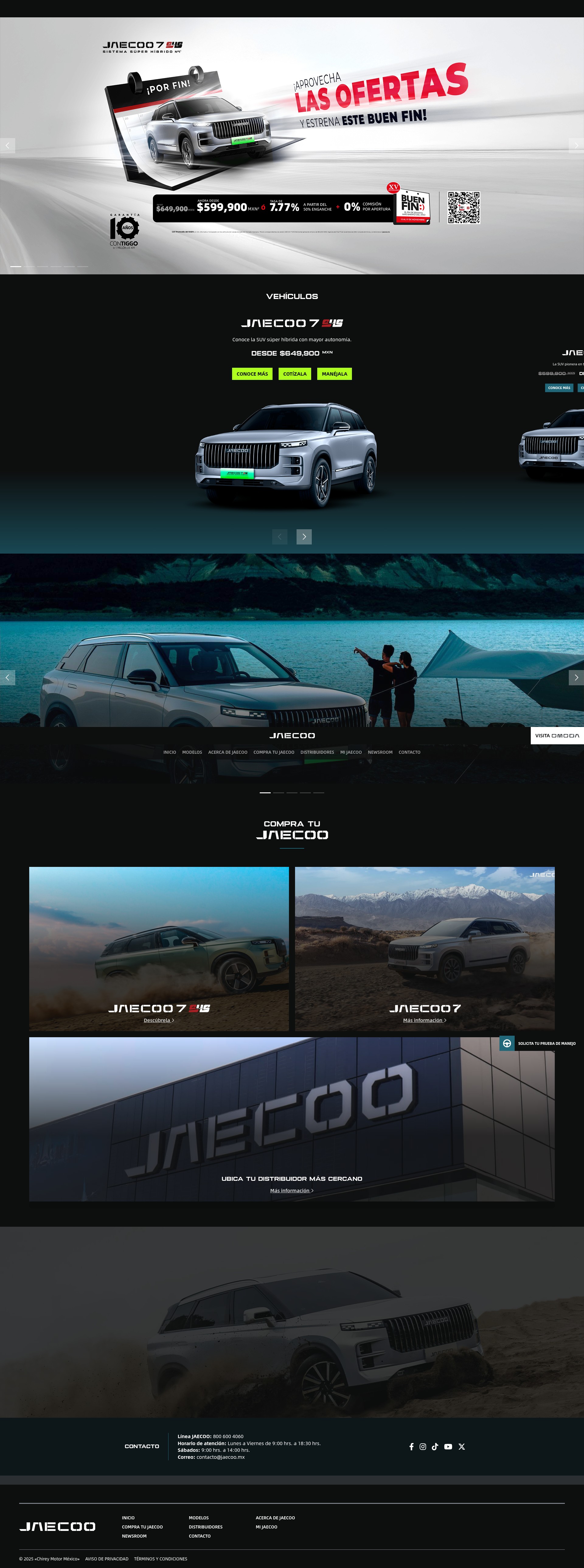 Screenshot of jaecoo.mx