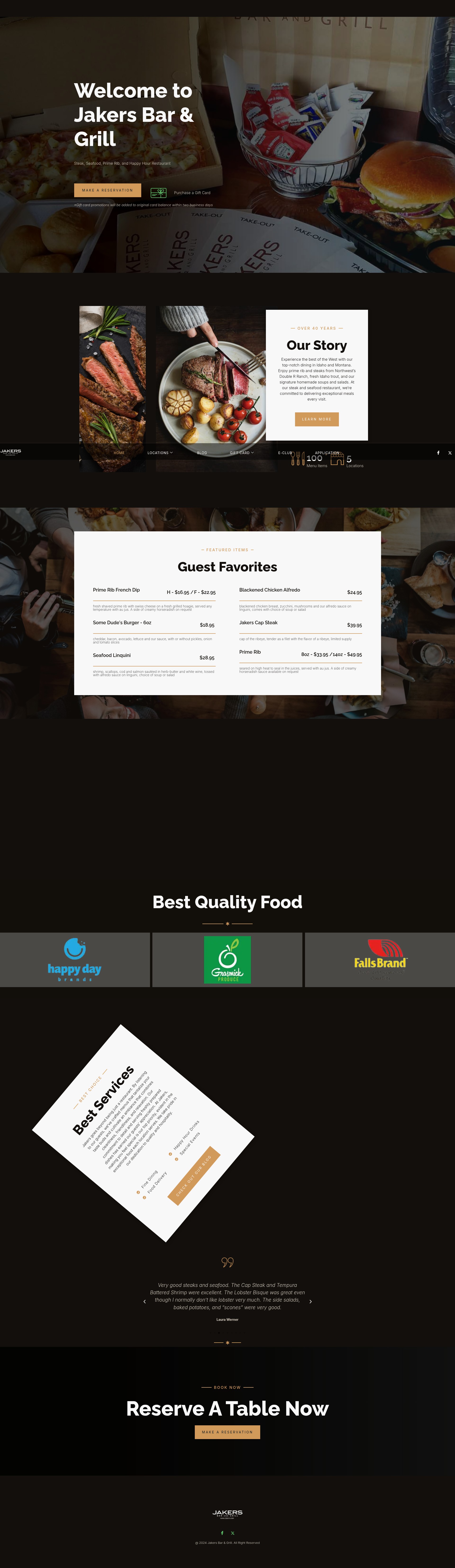 Screenshot of jakers.com