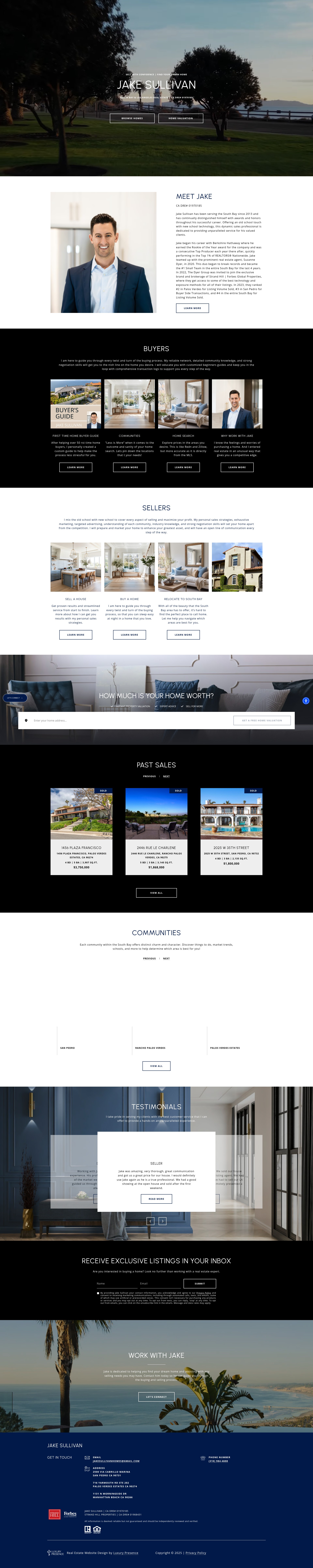 Screenshot of jakesullivanhomes.com