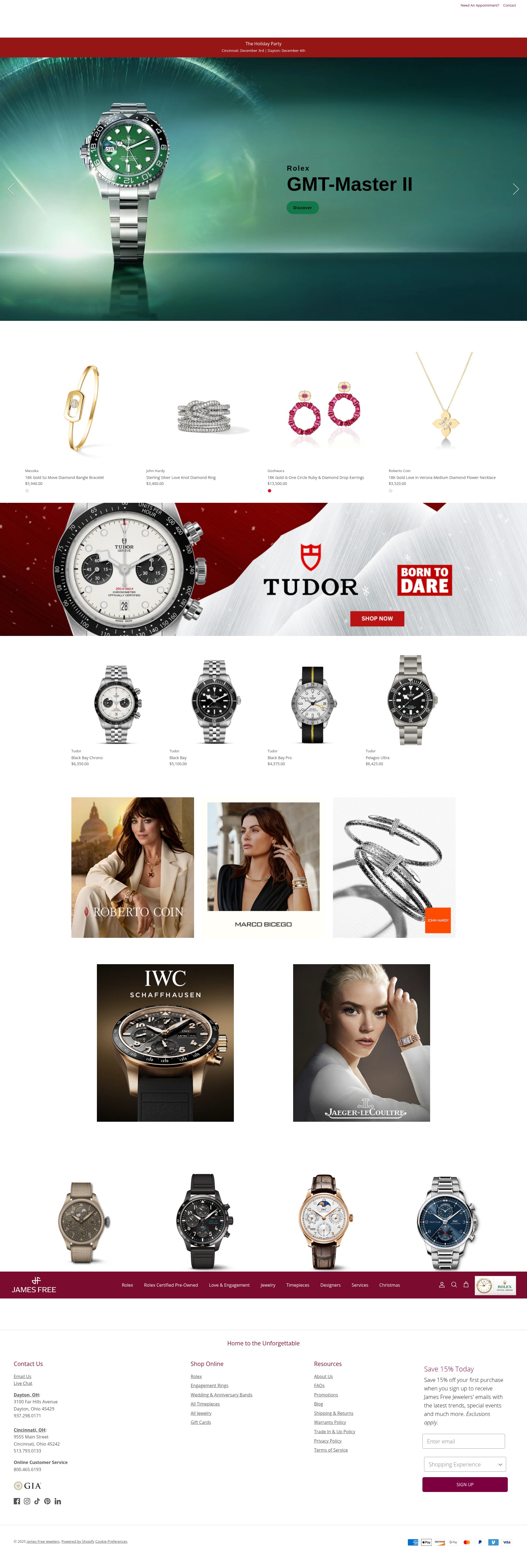 Screenshot of jamesfree.com
