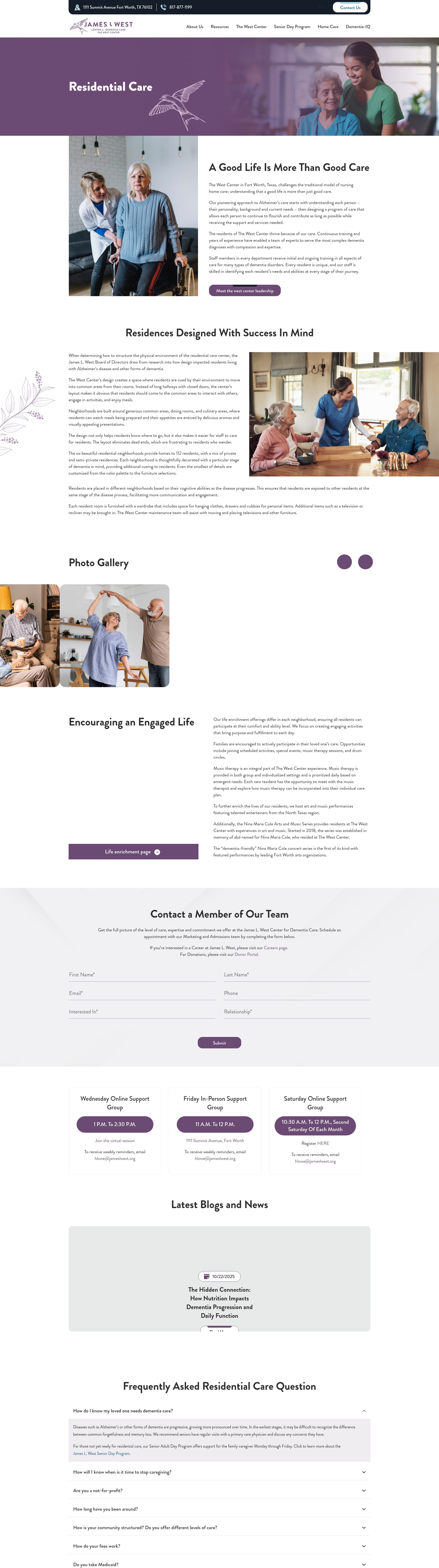 Screenshot of jameslwest.org