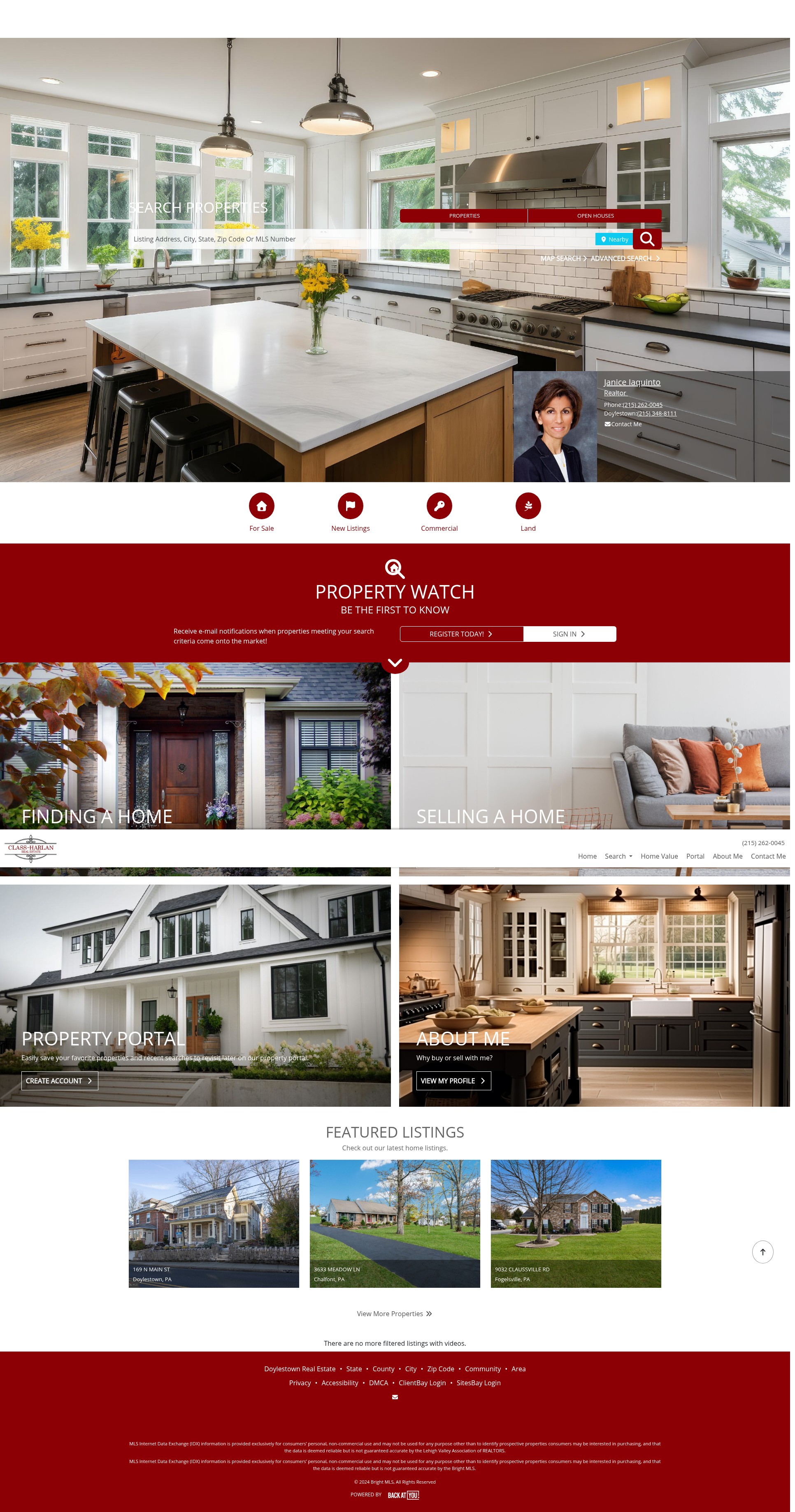 Screenshot of janiceiaquinto.classharlan.com