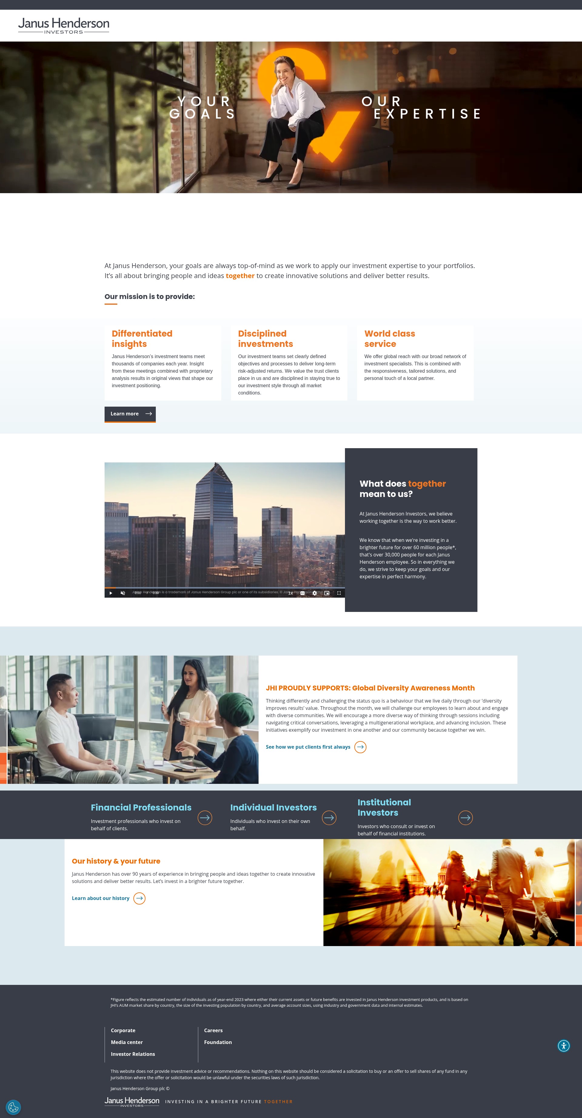 Screenshot of janushenderson.com