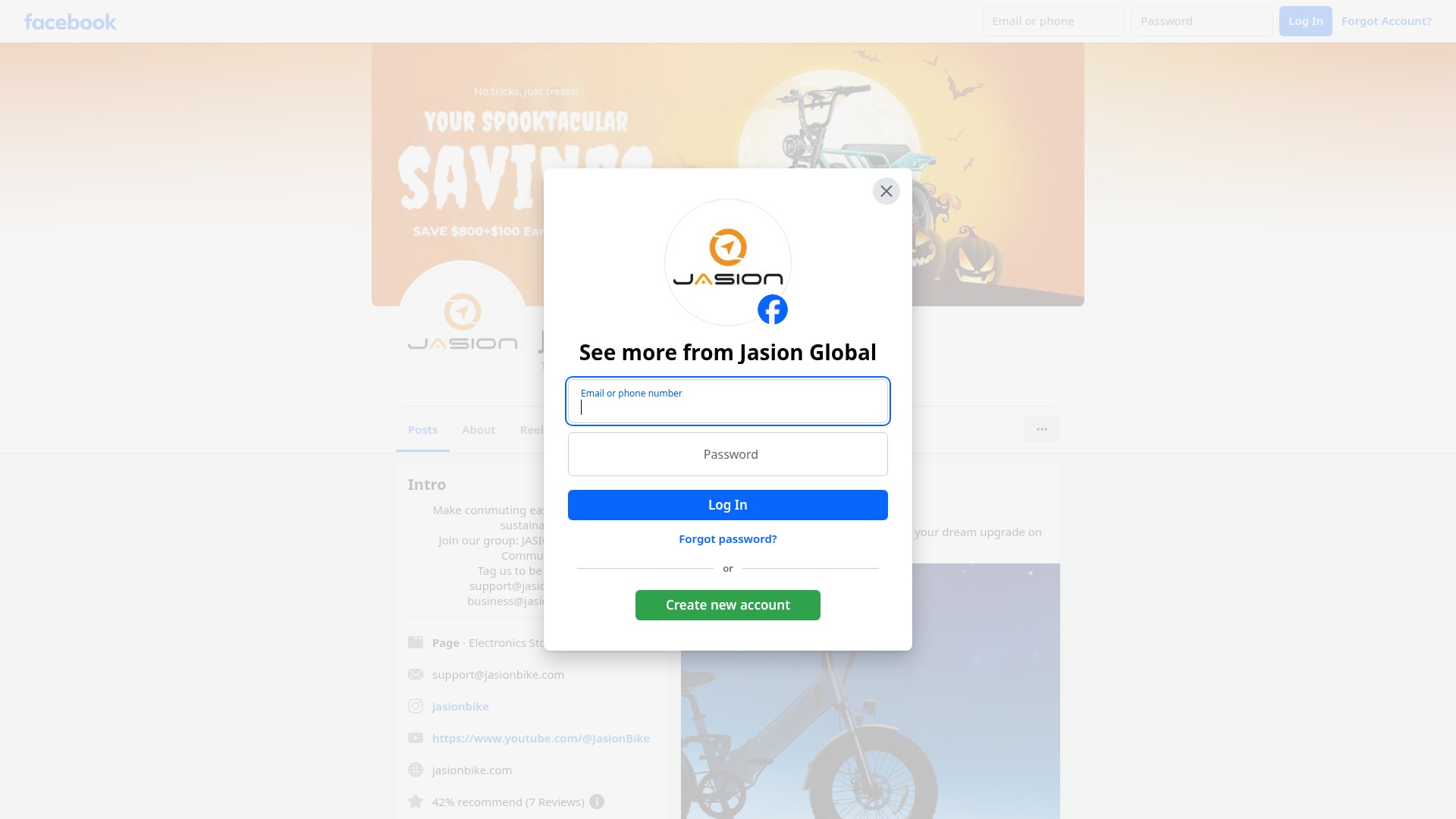 Screenshot of jasionbike.com