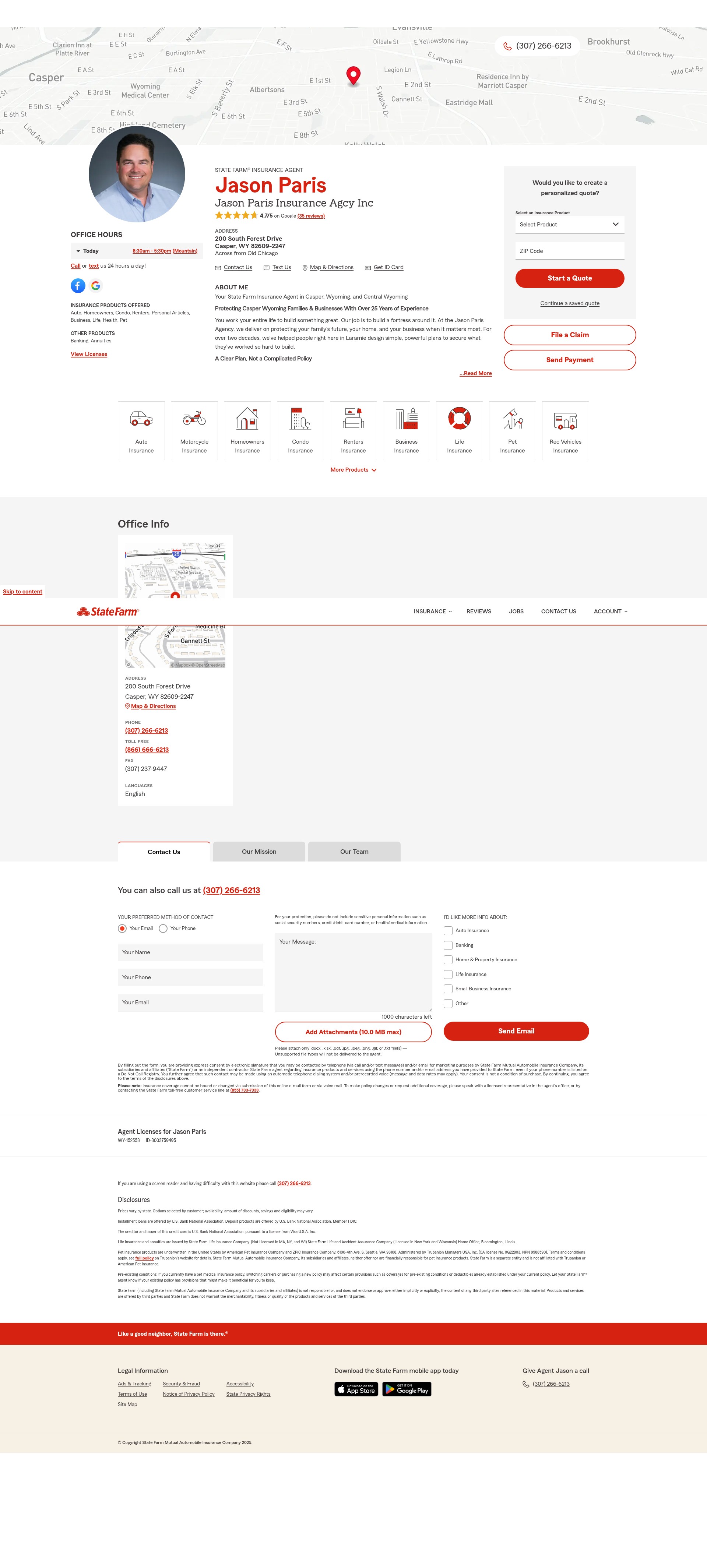Screenshot of jasonparis.com