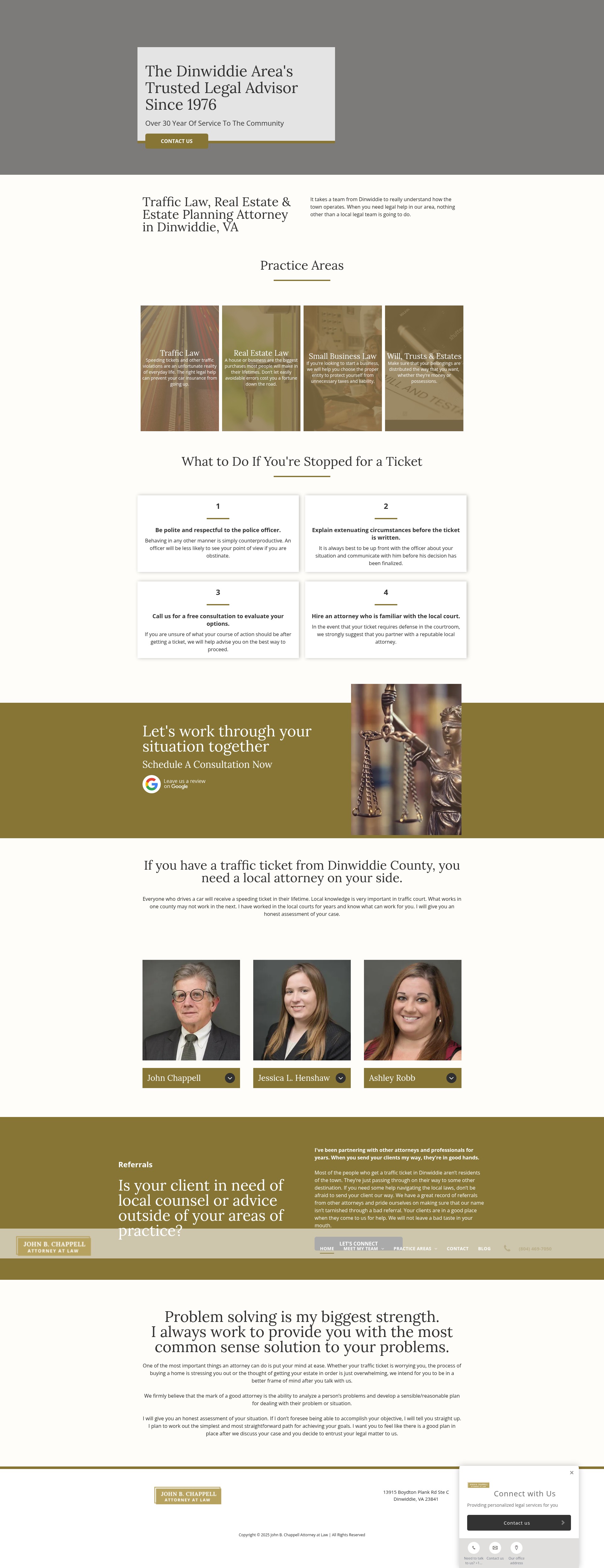 Screenshot of jbchappelllaw.com