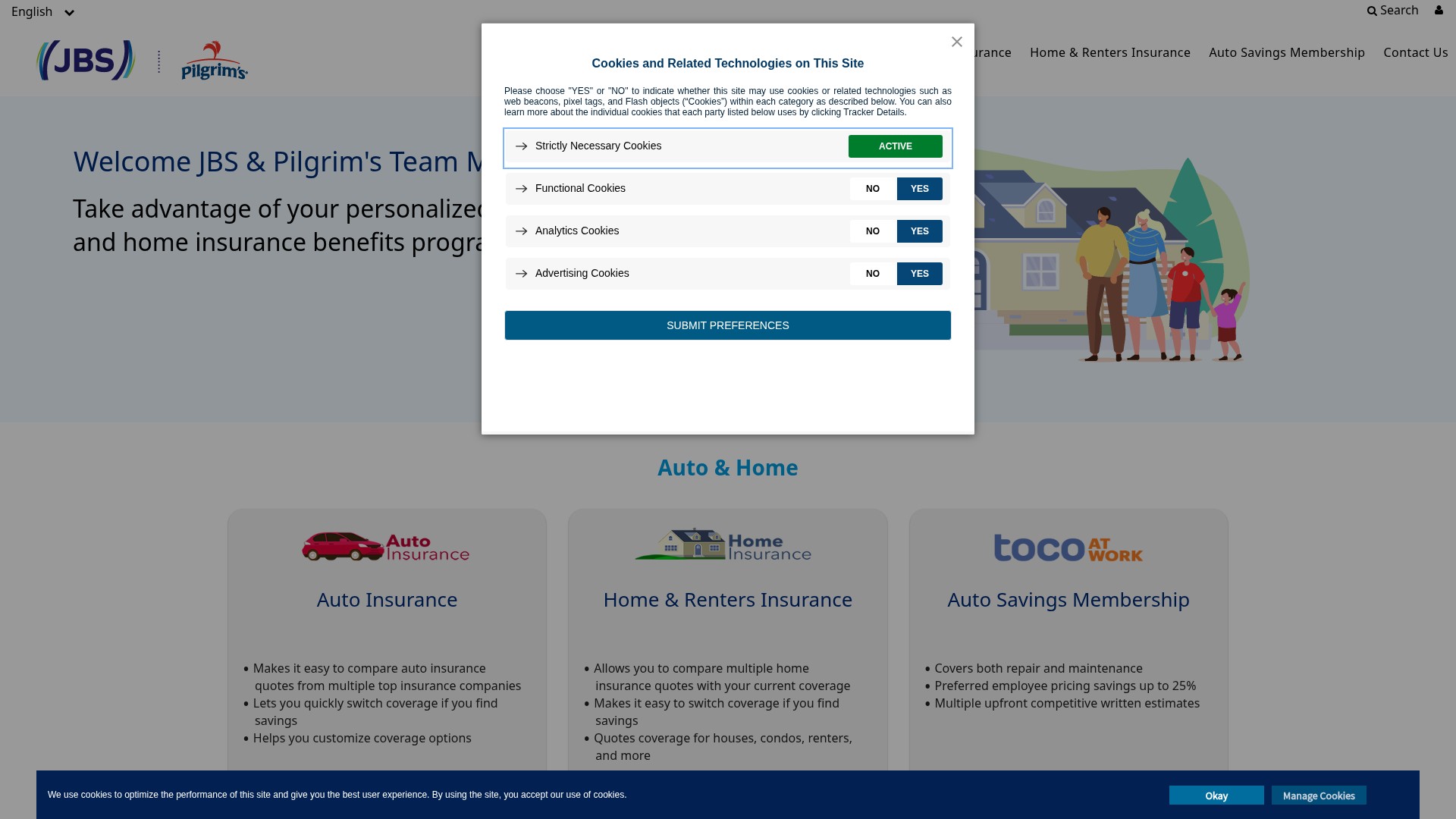 Screenshot of jbsautohome.com