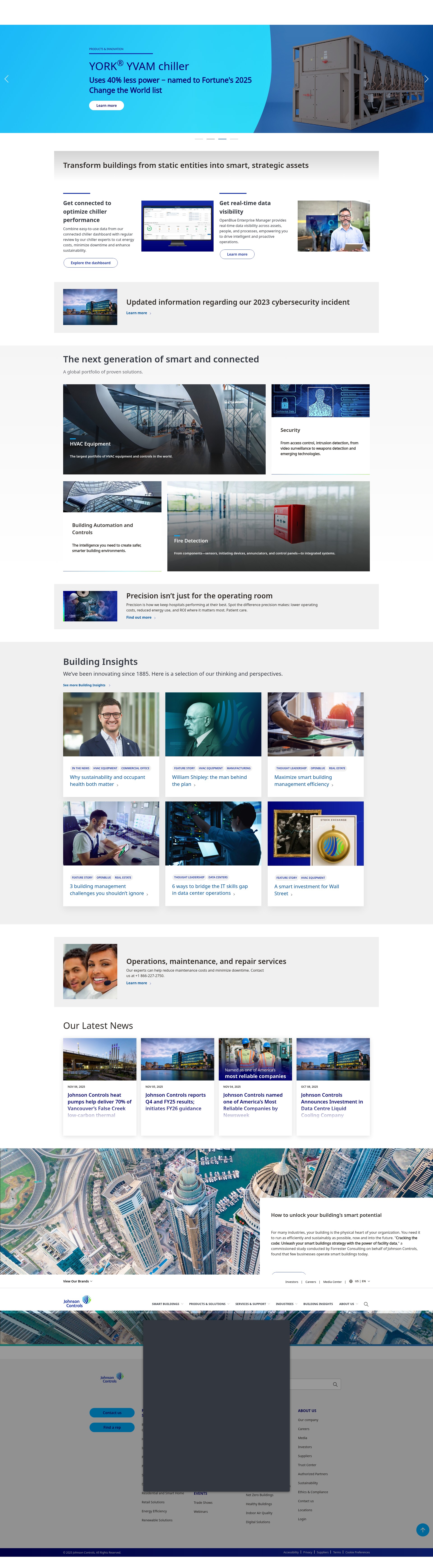Screenshot of jci.com