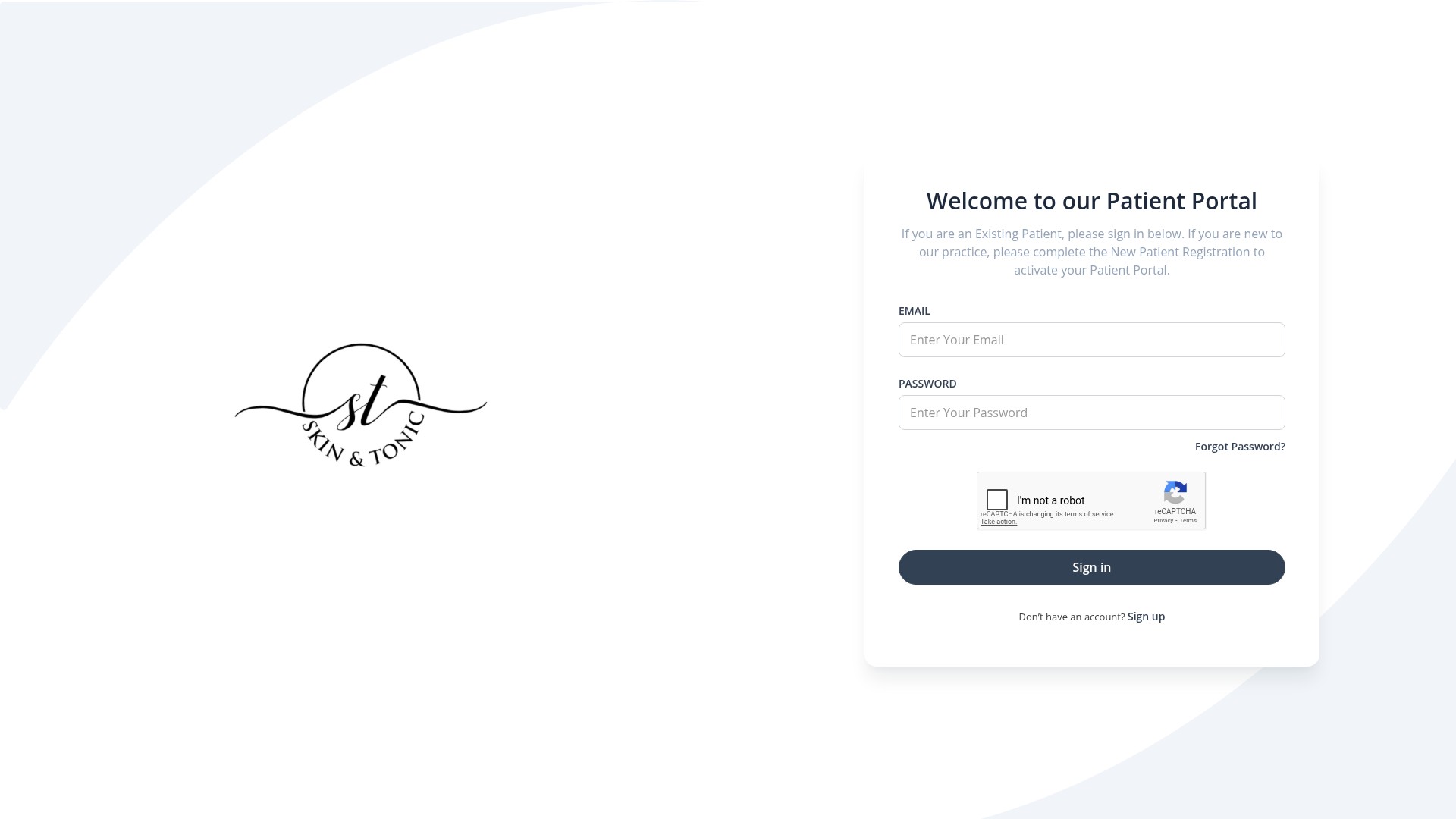 Screenshot of jdccskincare.myaestheticrecord.com