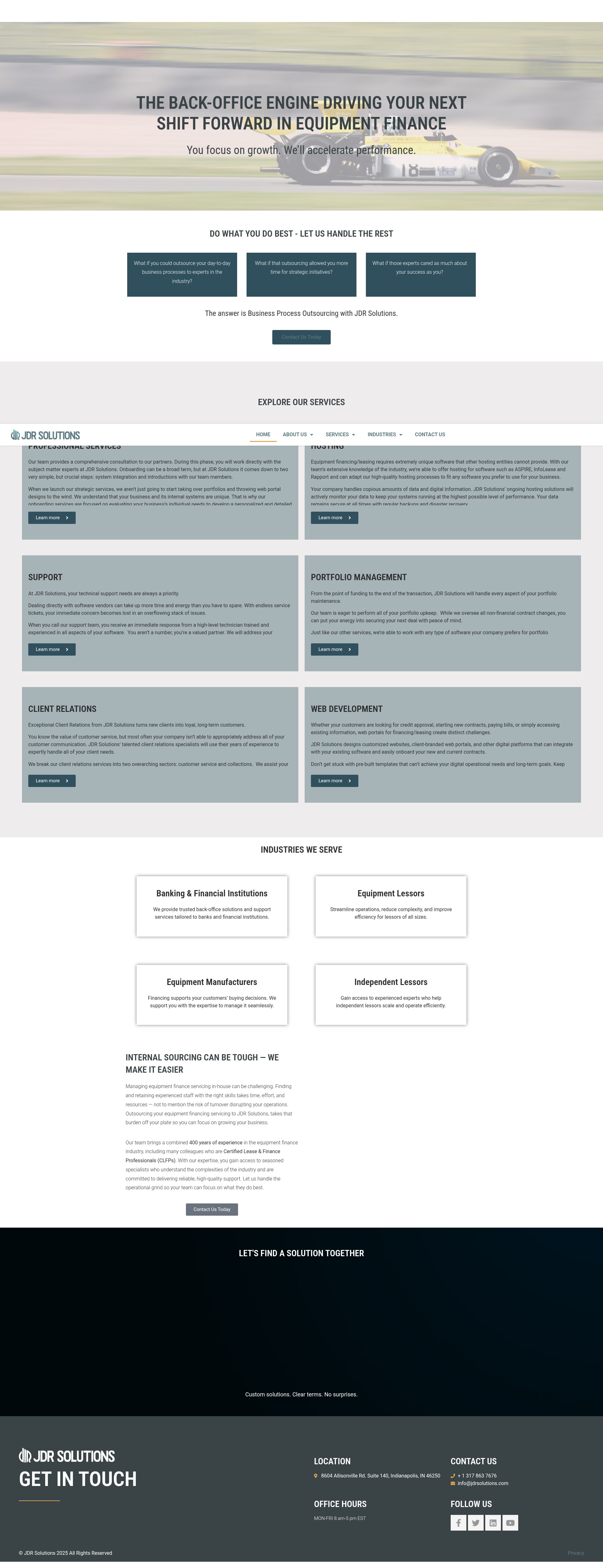 Screenshot of jdrsolutions.com