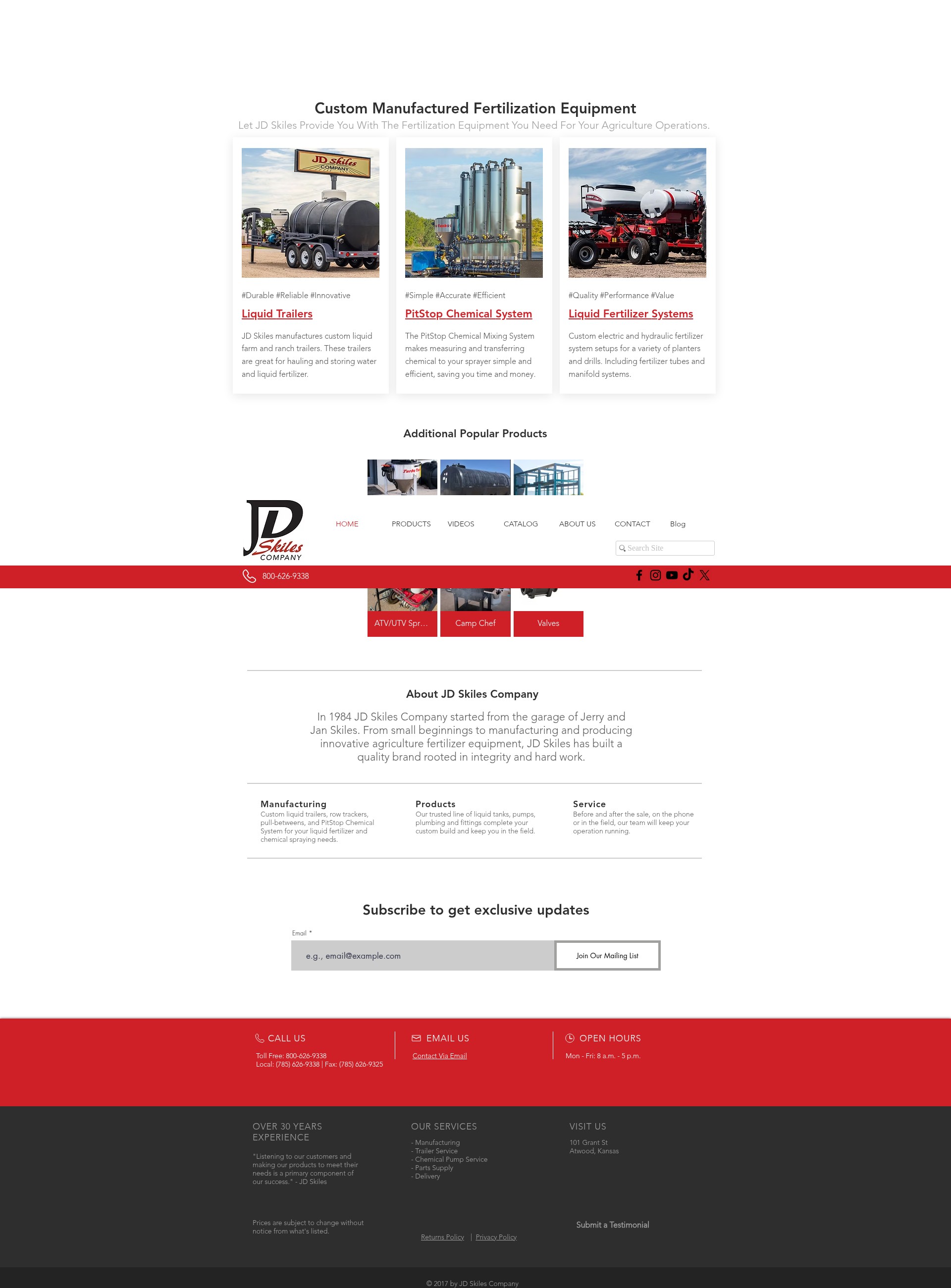 Screenshot of jdskiles.com
