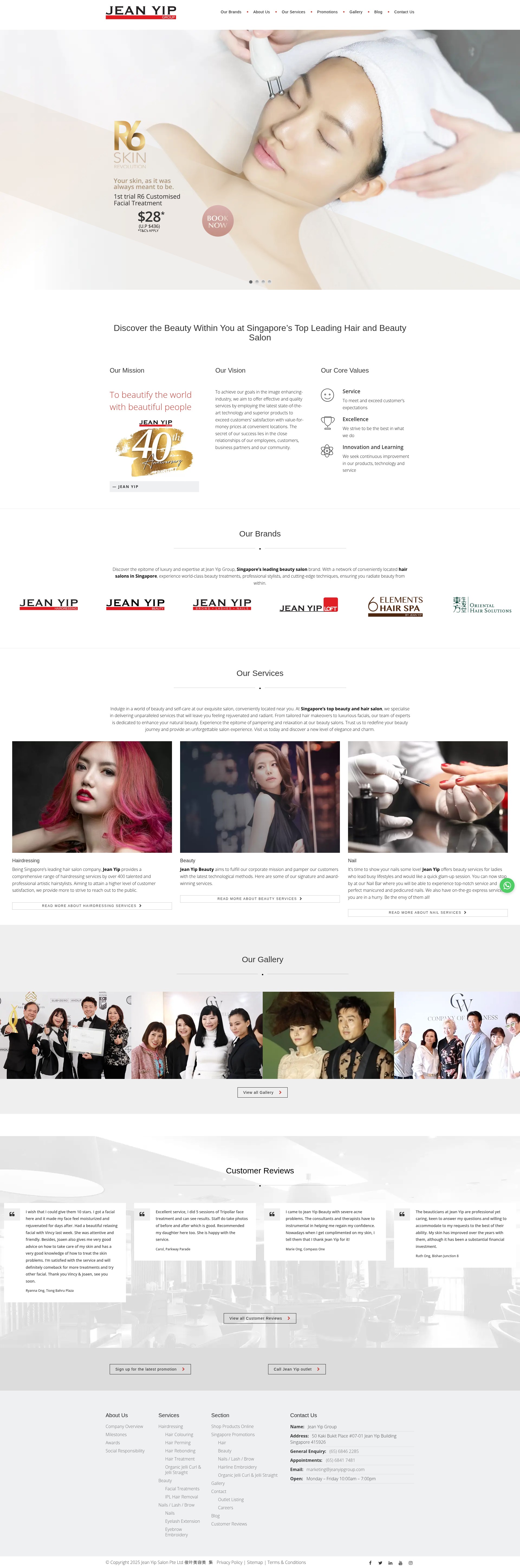 Screenshot of jeanyipgroup.com