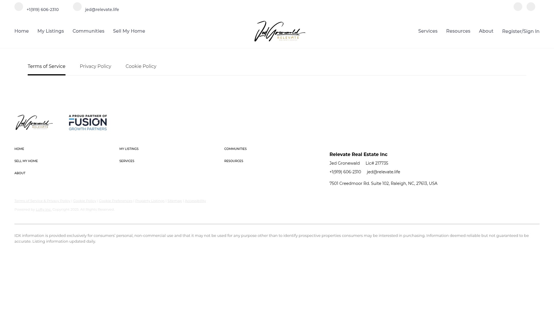 Screenshot of jedgronewald.com
