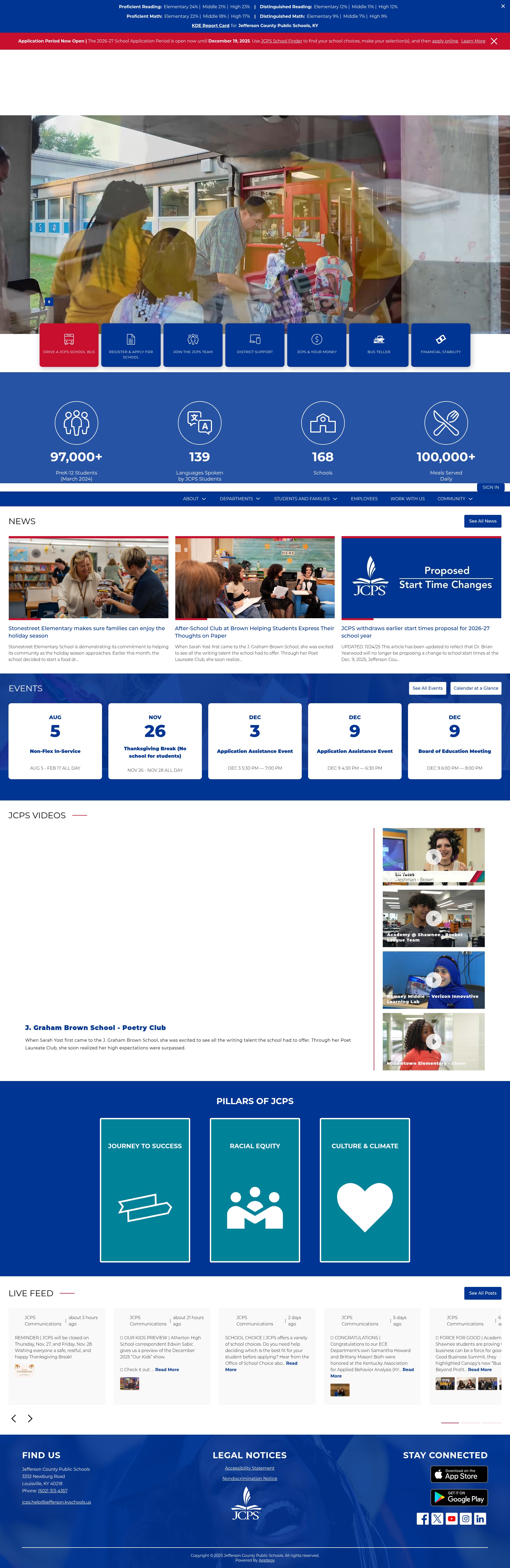 Screenshot of jefferson.kyschools.us