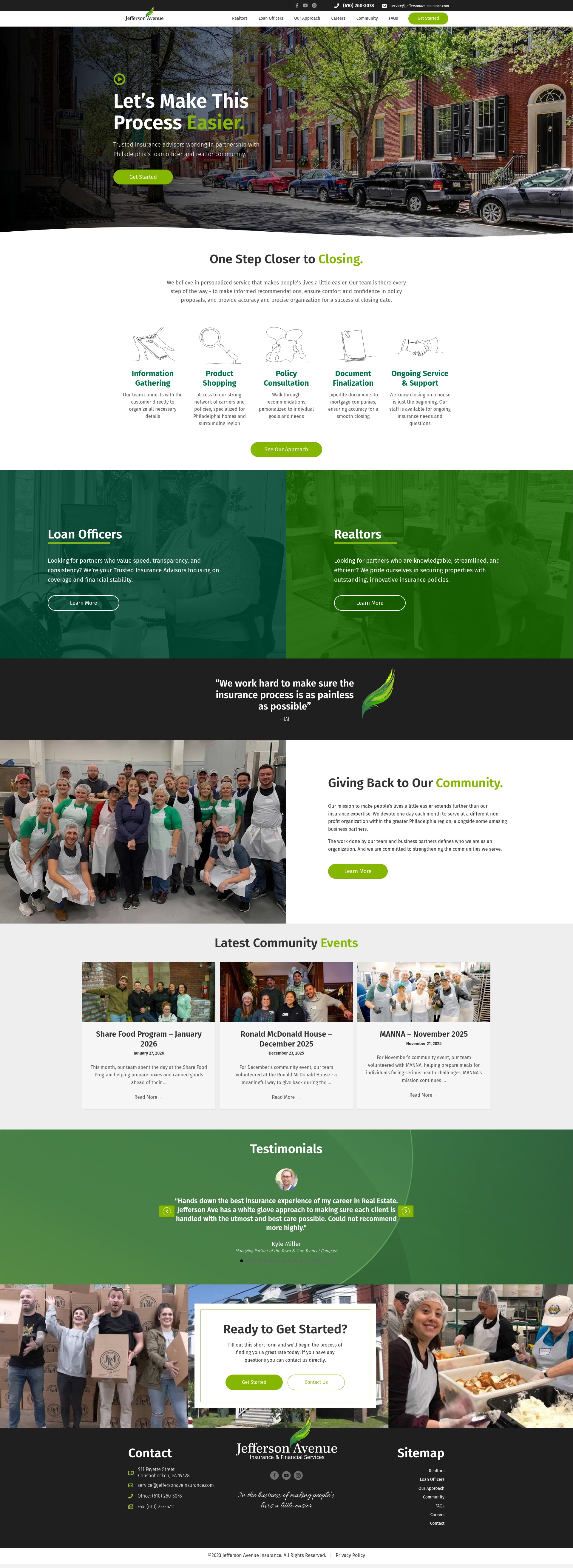 Screenshot of jeffersonaveinsurance.com