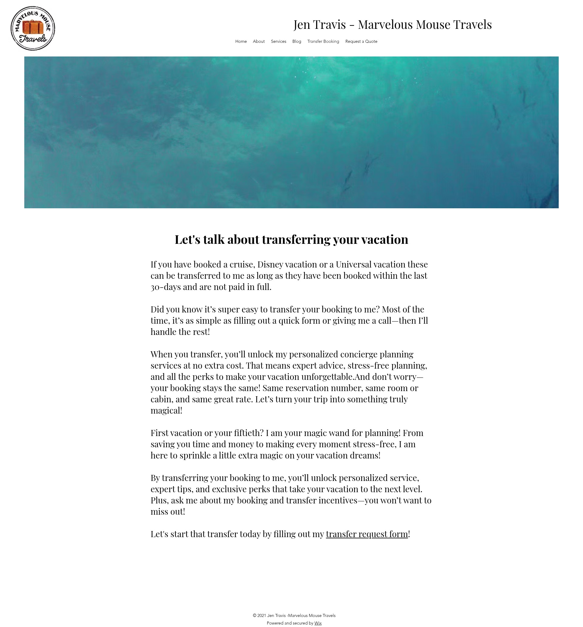 Screenshot of jentravismmt.com