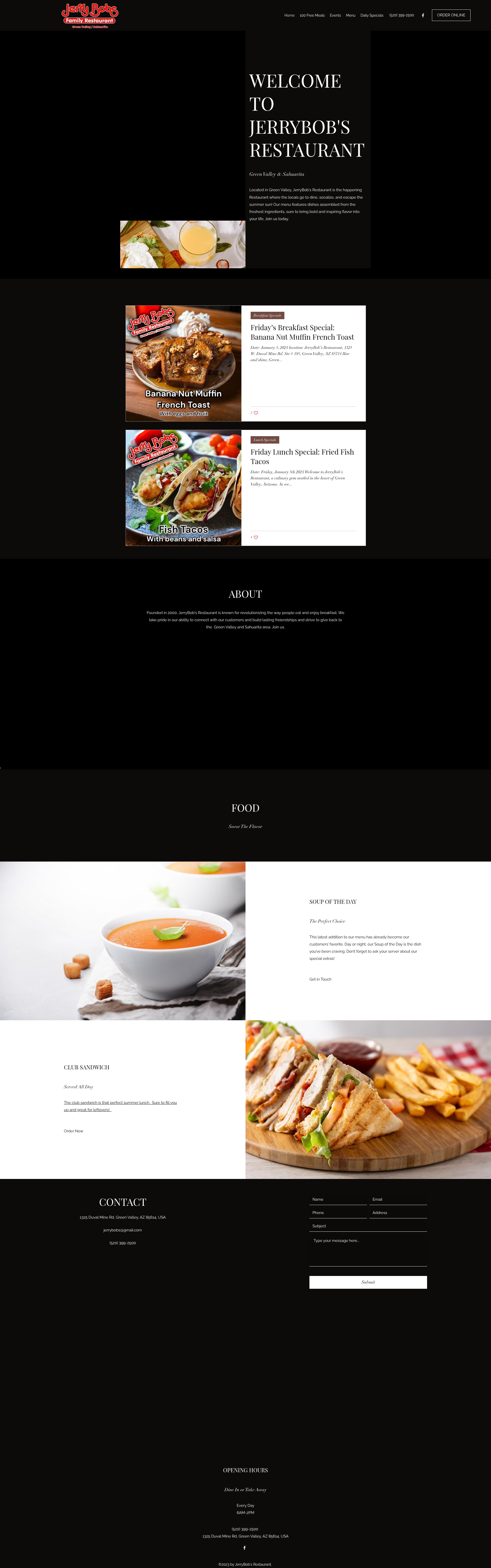 Screenshot of jerrybobs.com