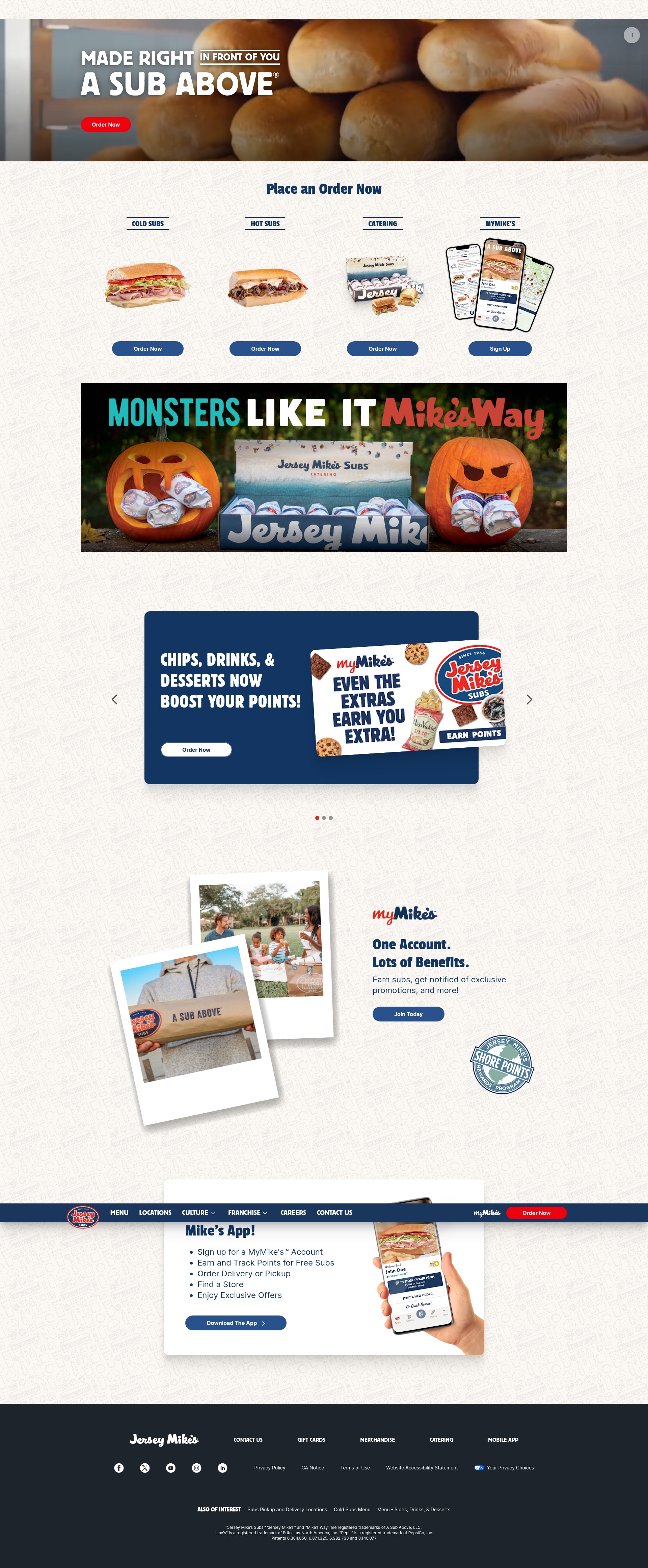 Screenshot of jerseymikes.app.link