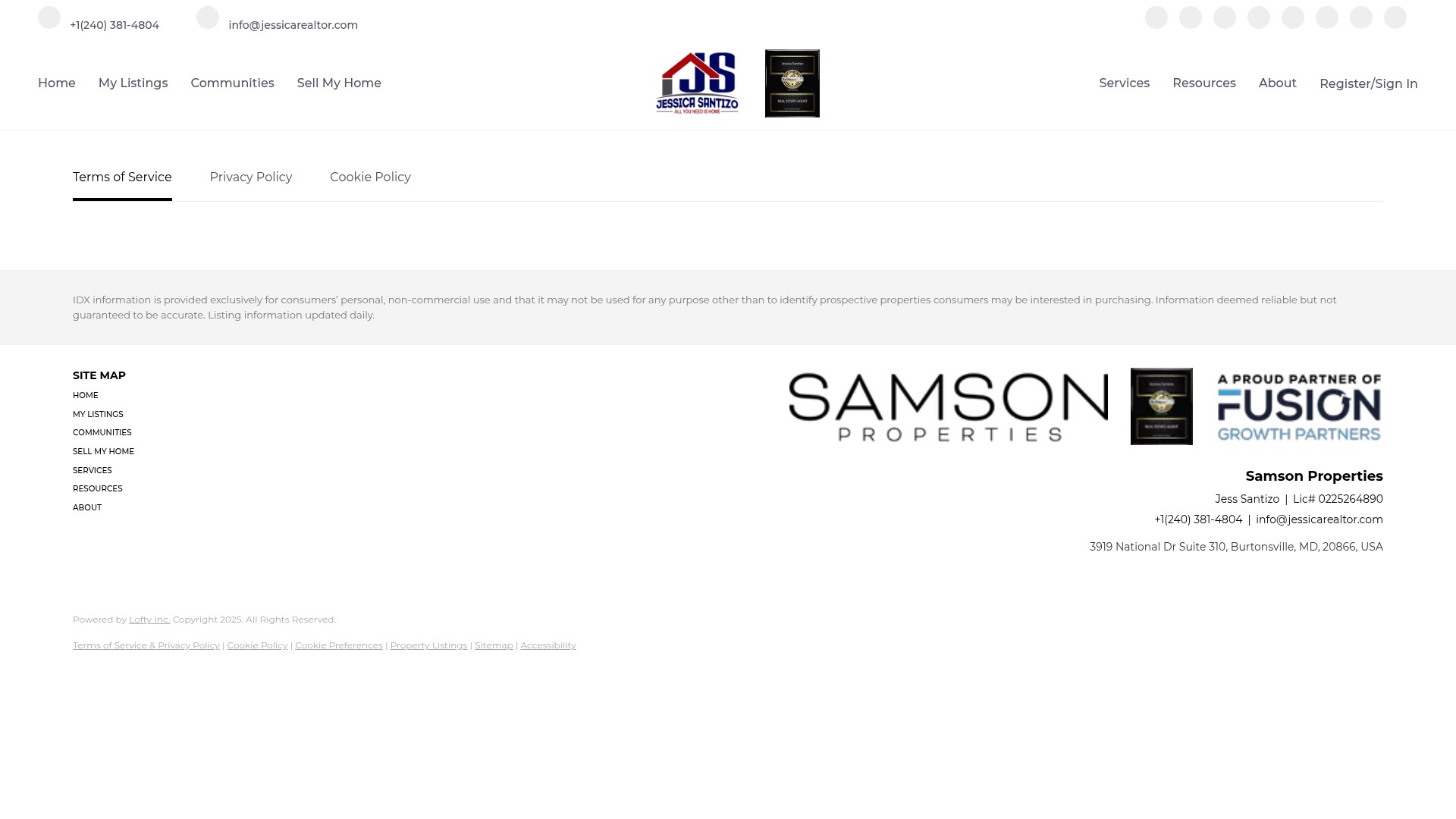 Screenshot of jessicarealtor.com