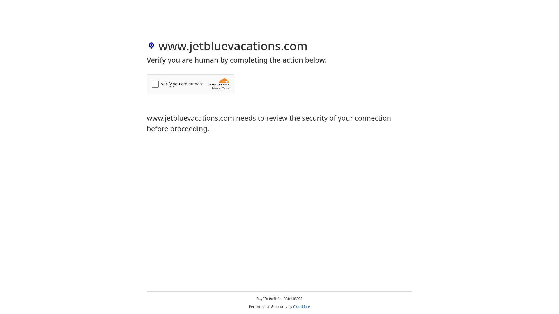 Screenshot of jetbluevacations.com
