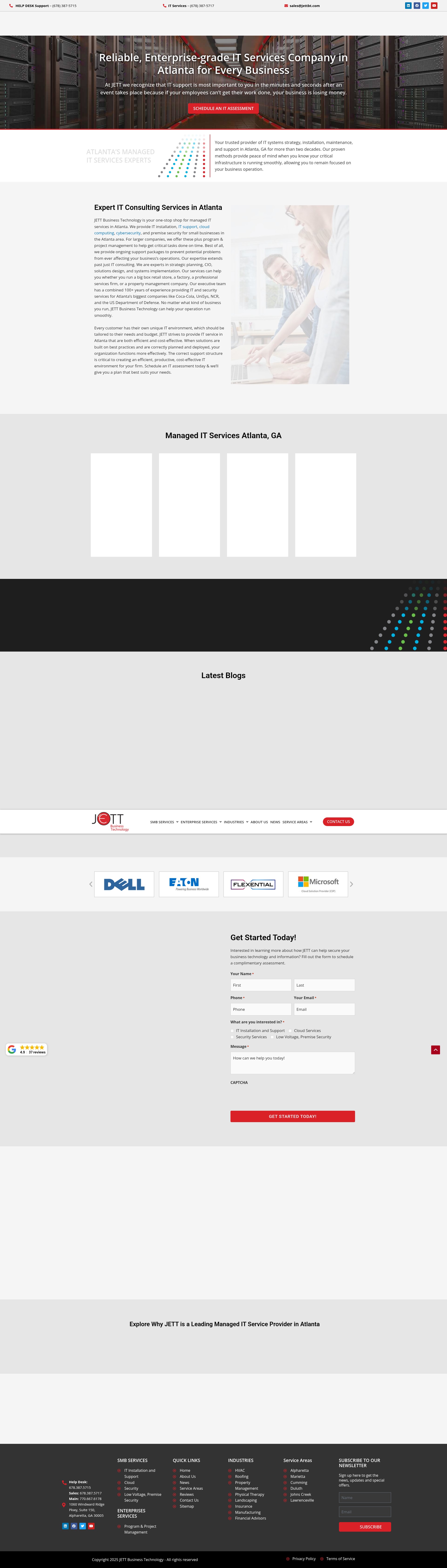 Screenshot of jettbt.com