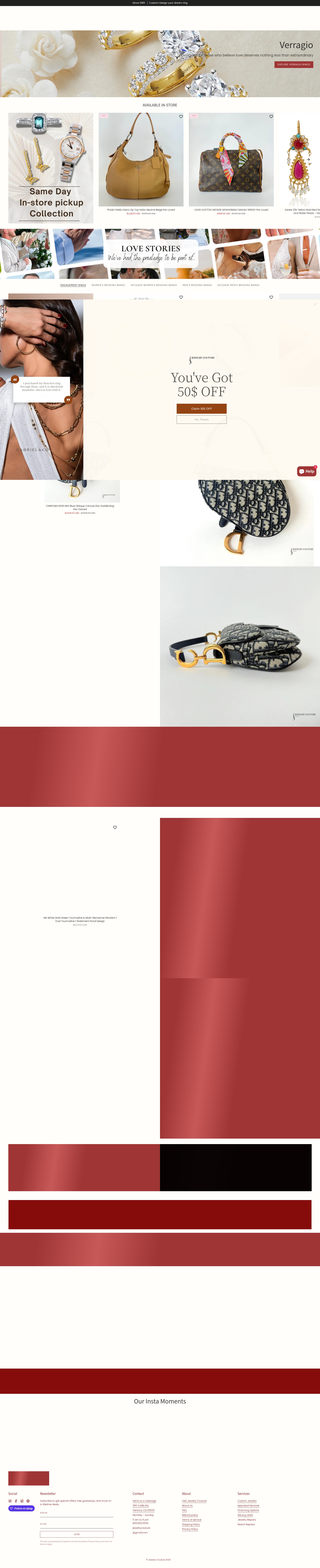 Screenshot of jewelrycouture.com