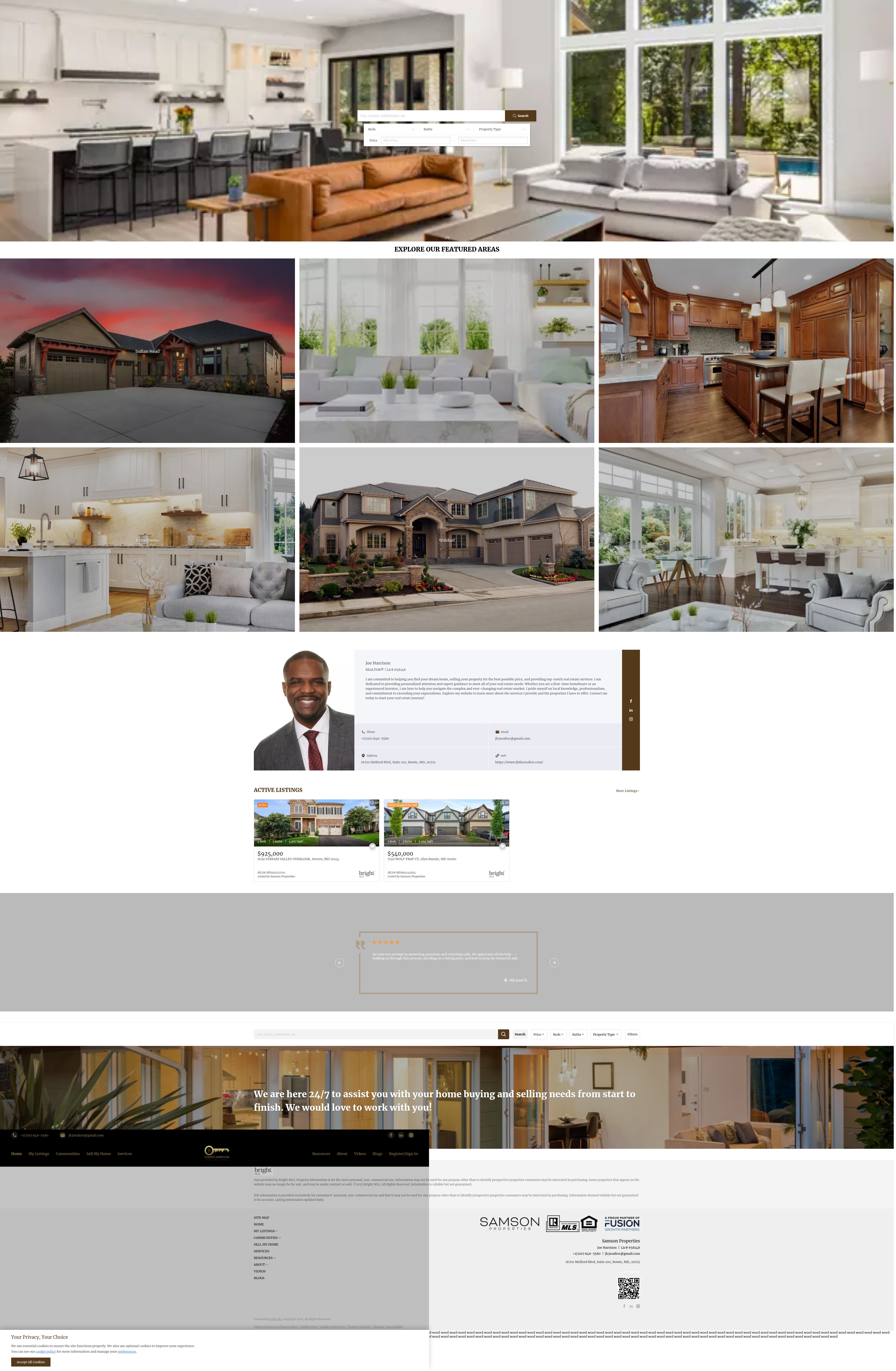 Screenshot of jhtherealtor.com