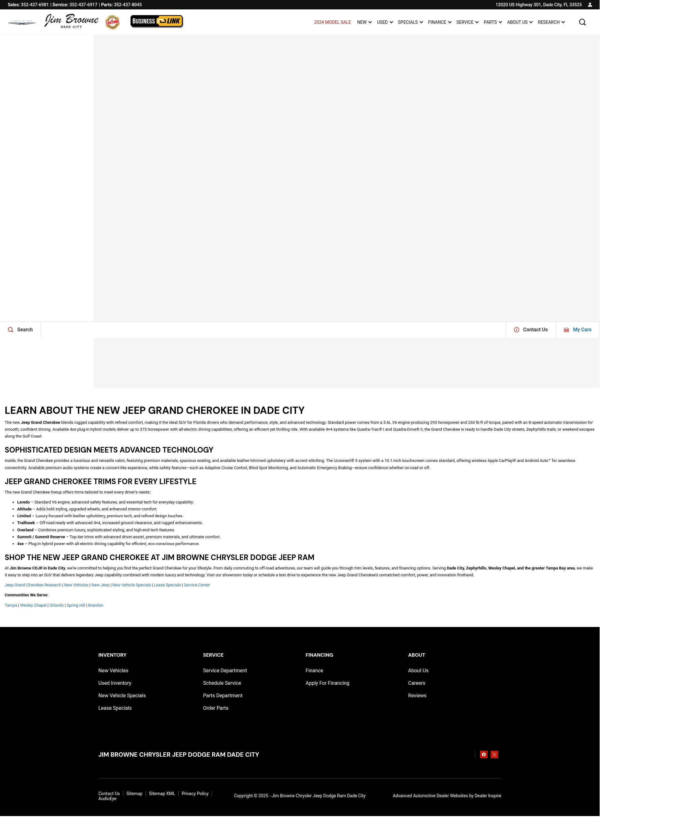 Screenshot of jimbrownedadecity.com