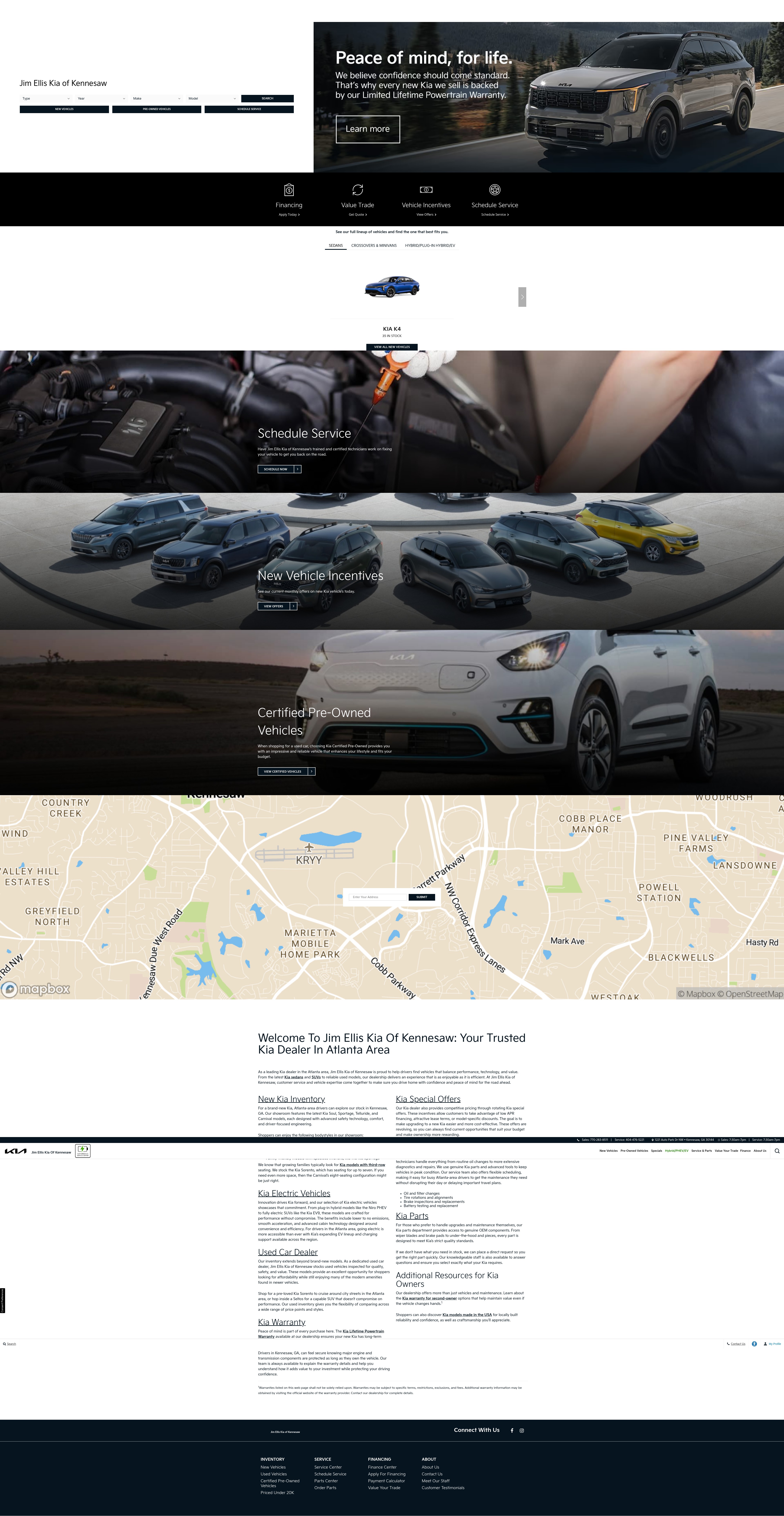Screenshot of jimelliskiaofkennesaw.com