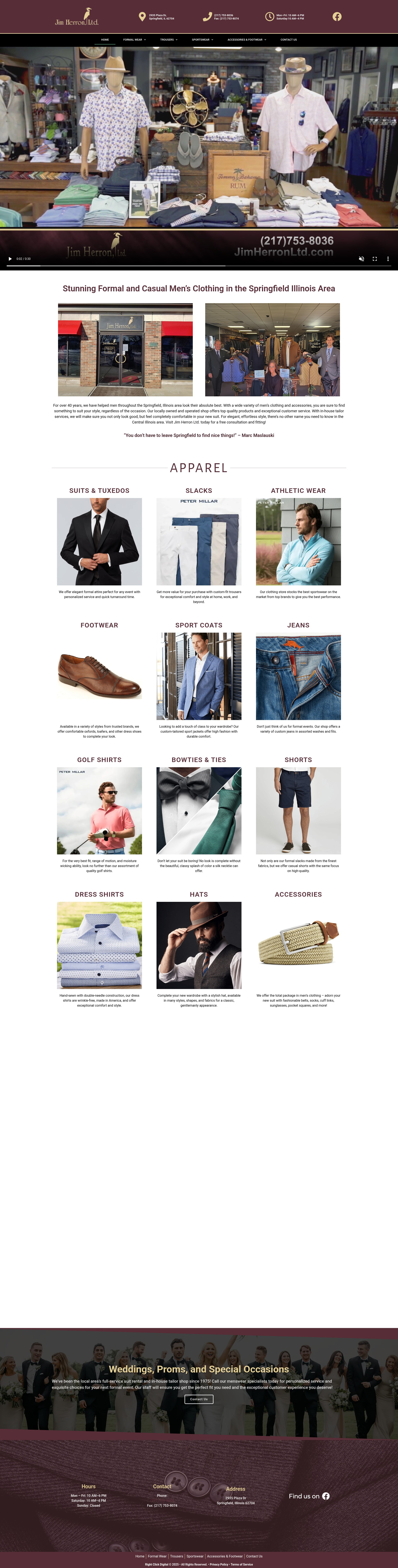 Screenshot of jimherronltd.com