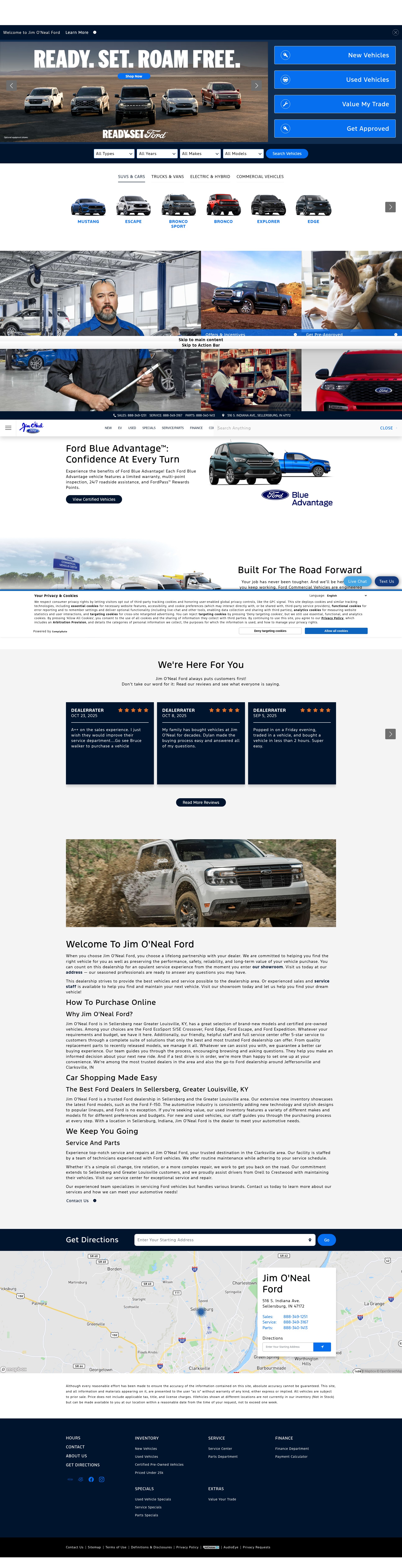 Screenshot of jimonealford.com