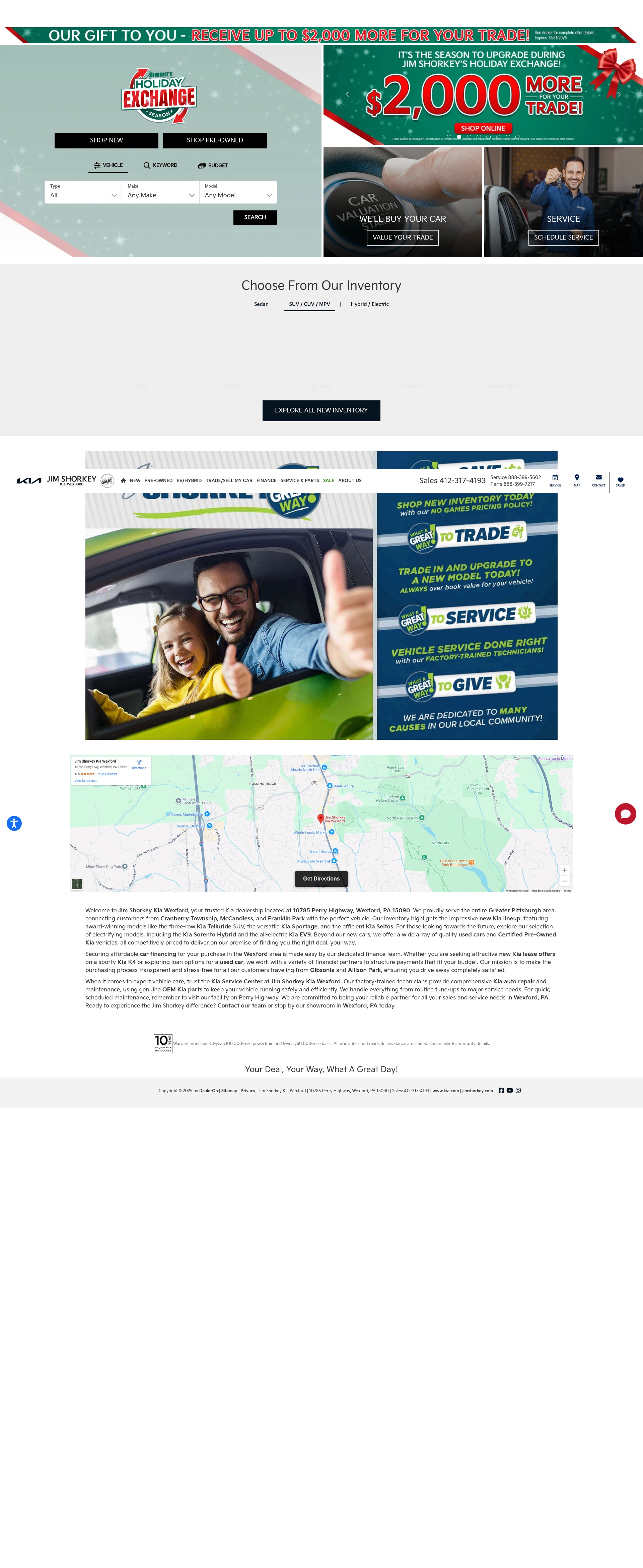 Screenshot of jimshorkeykiawexford.com