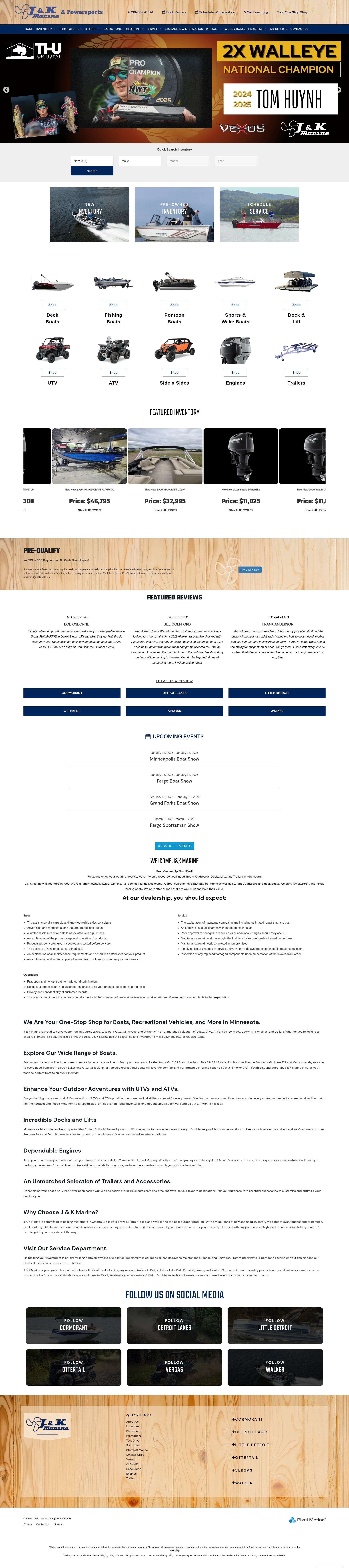Screenshot of jkmarine.com
