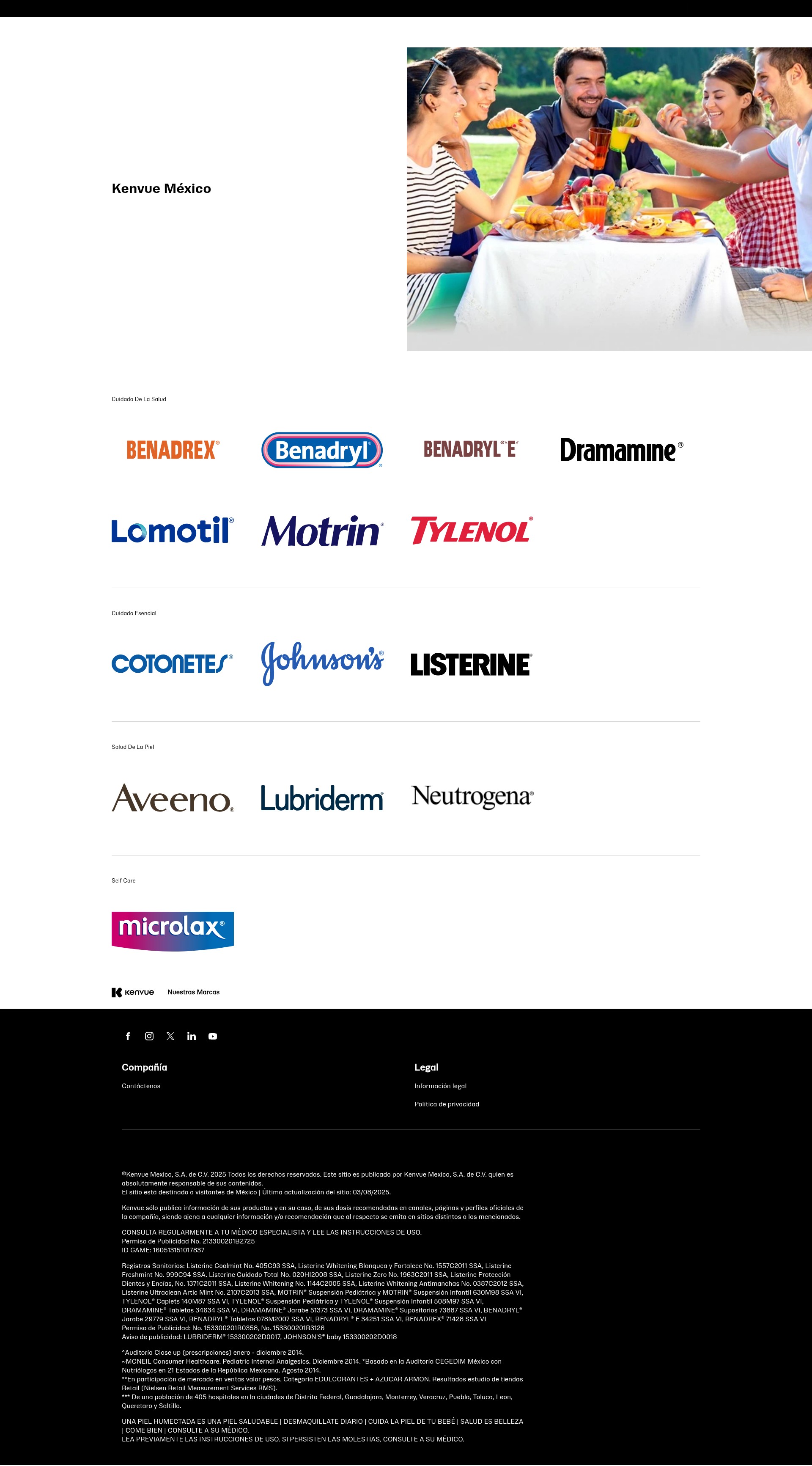 Screenshot of jnjmexico.com