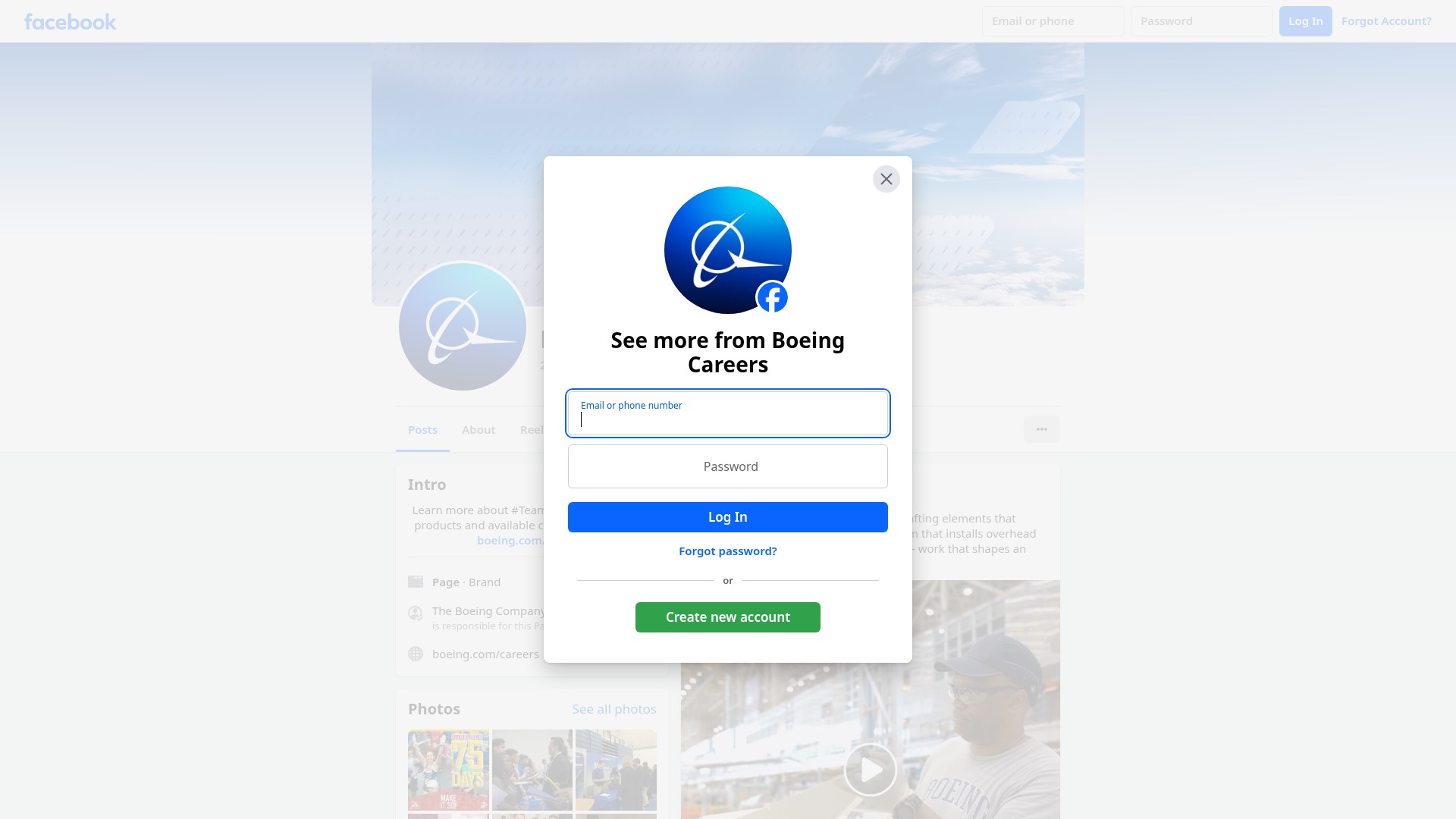 Screenshot of jobs.boeing.com