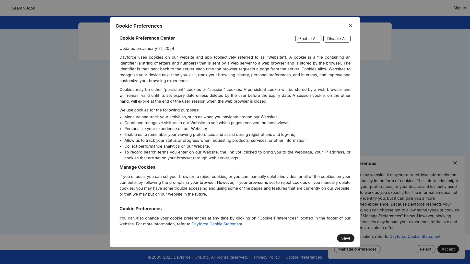 Screenshot of jobs.dayforcehcm.com