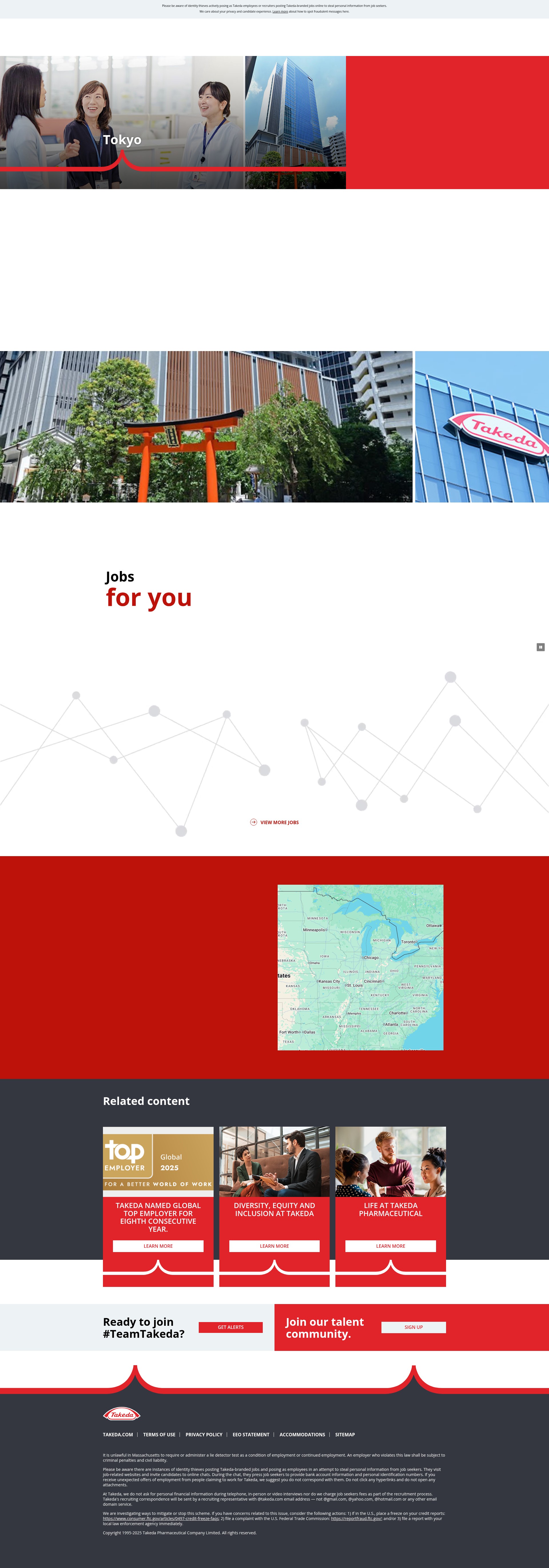 Screenshot of jobs.takeda.com