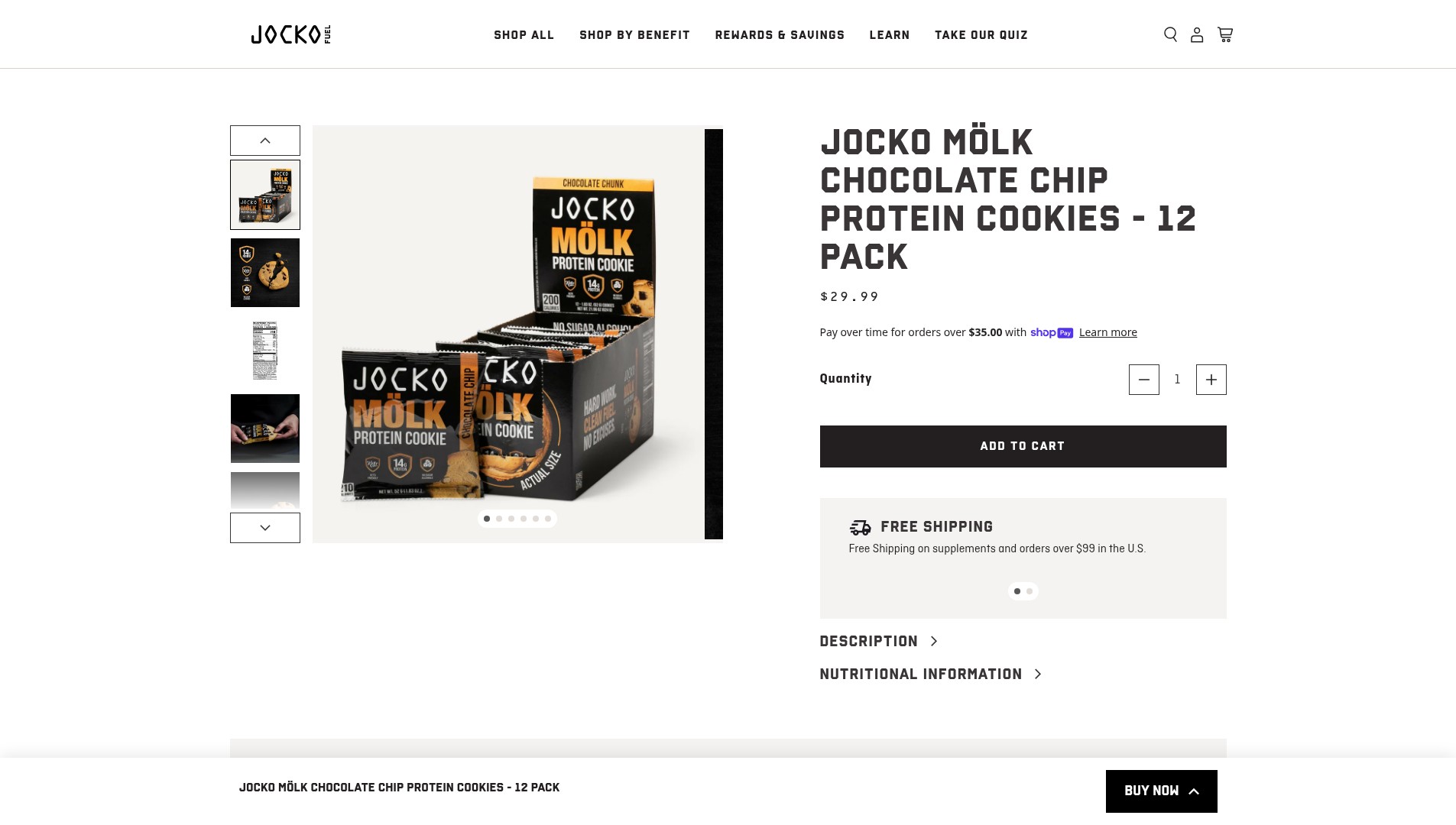 Screenshot of jockofuel.com