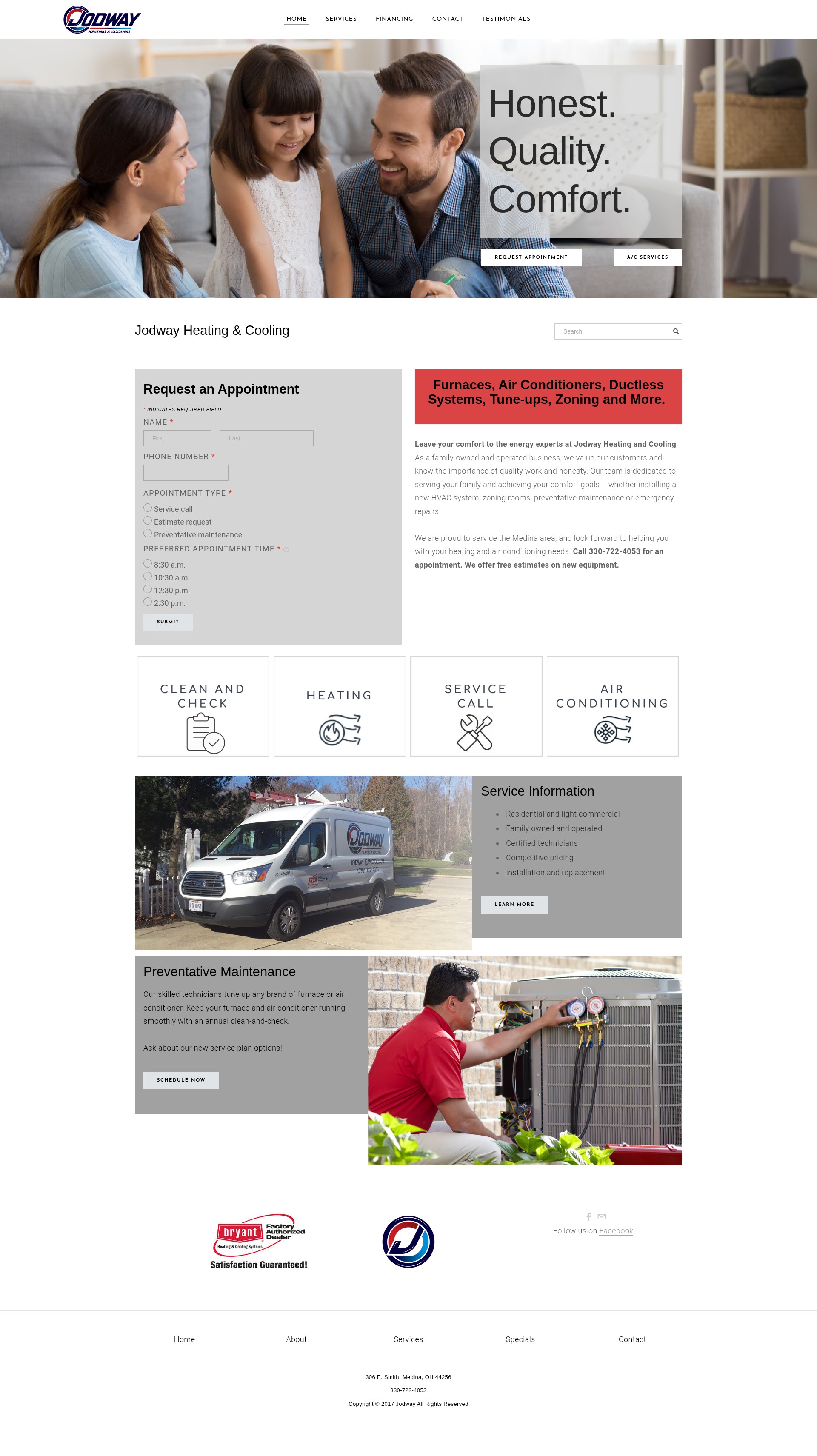 Screenshot of jodwayheatcool.com