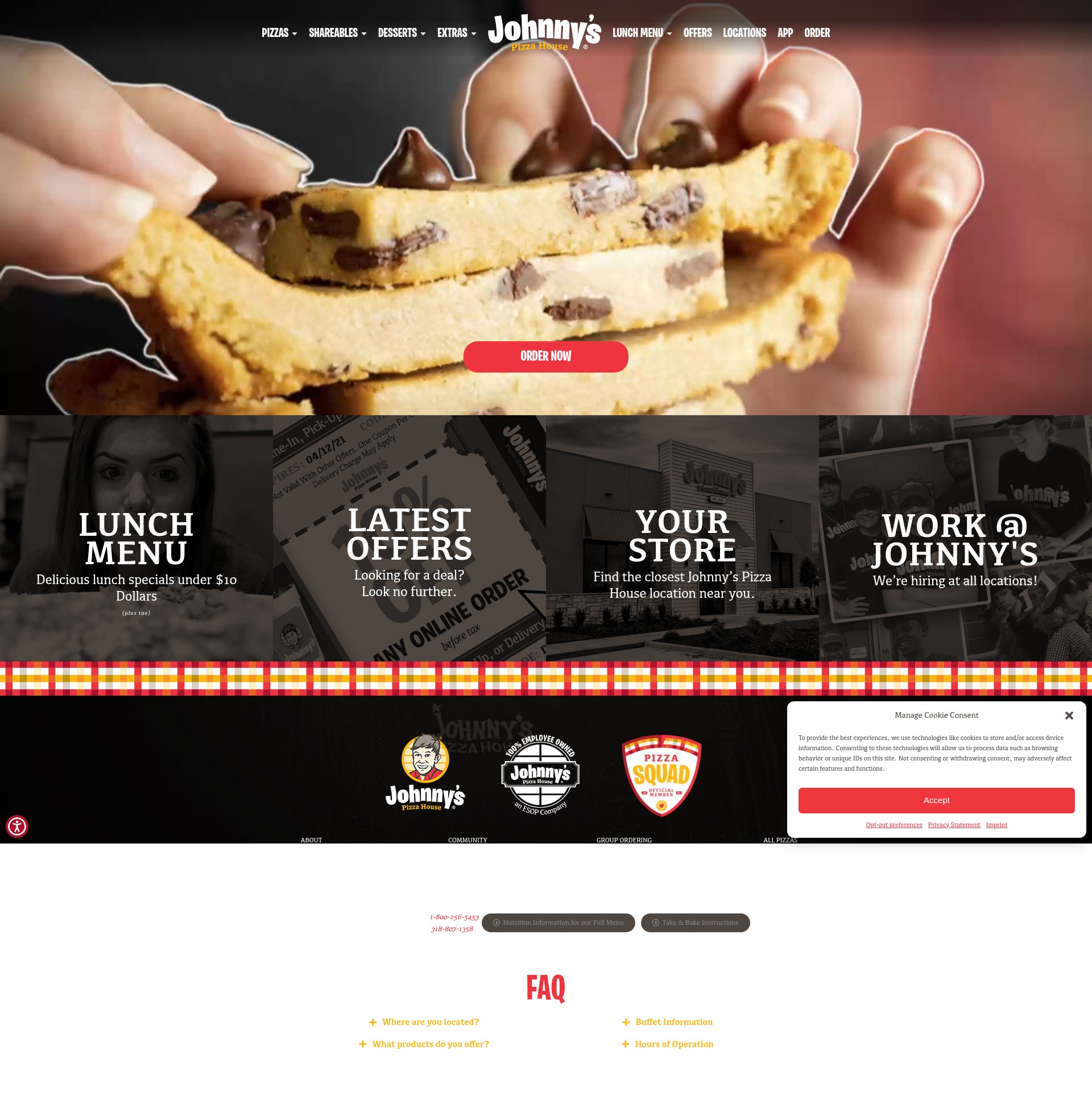 Screenshot of johnnysph.com