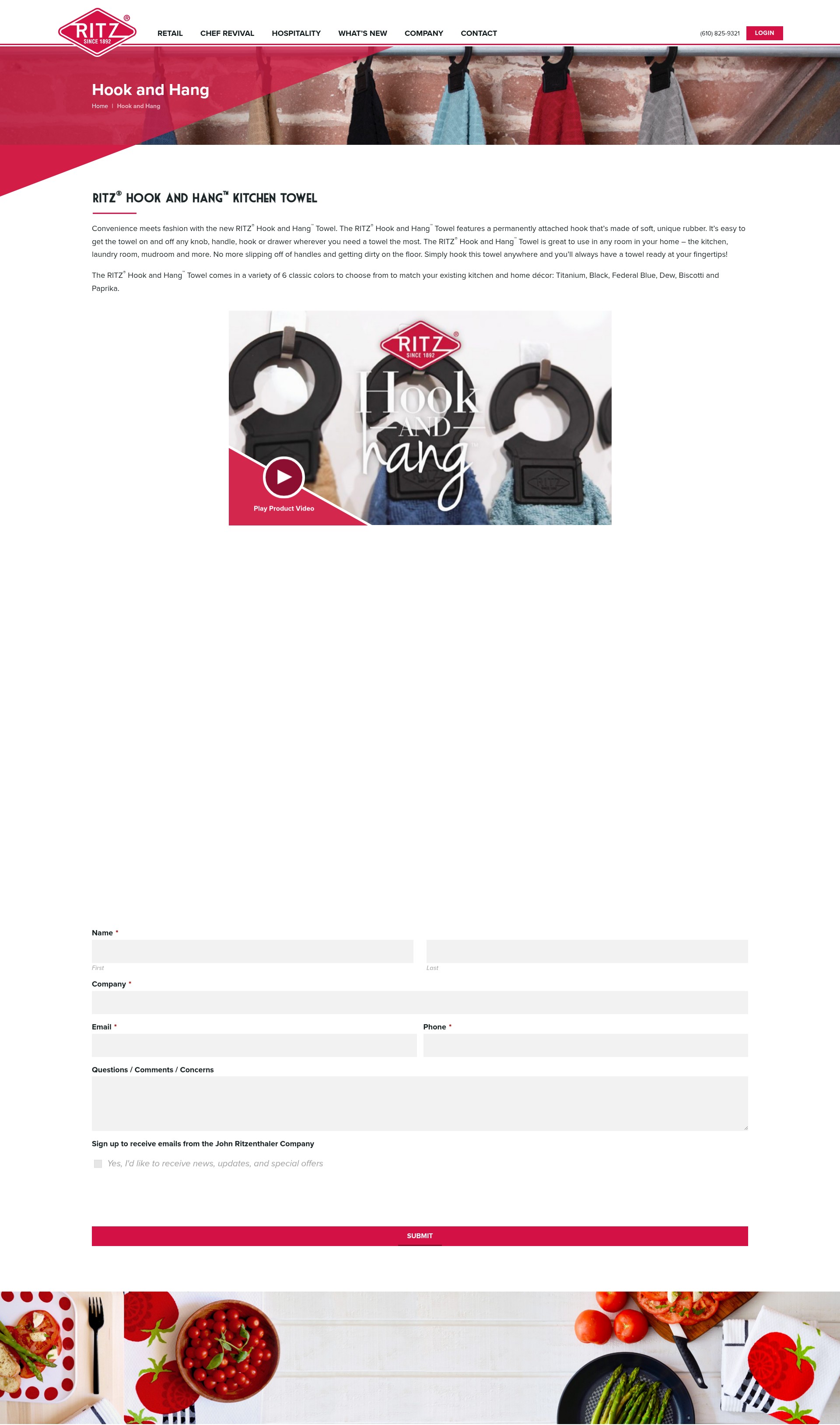 Screenshot of johnritz.com